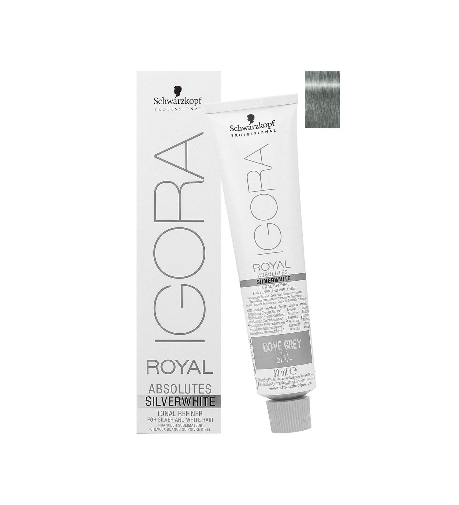 Schwarzkopf Igora Royal Absolutes SILVERWHITE Tonal Refiner (Slate Grey) by Schwarzkopf
