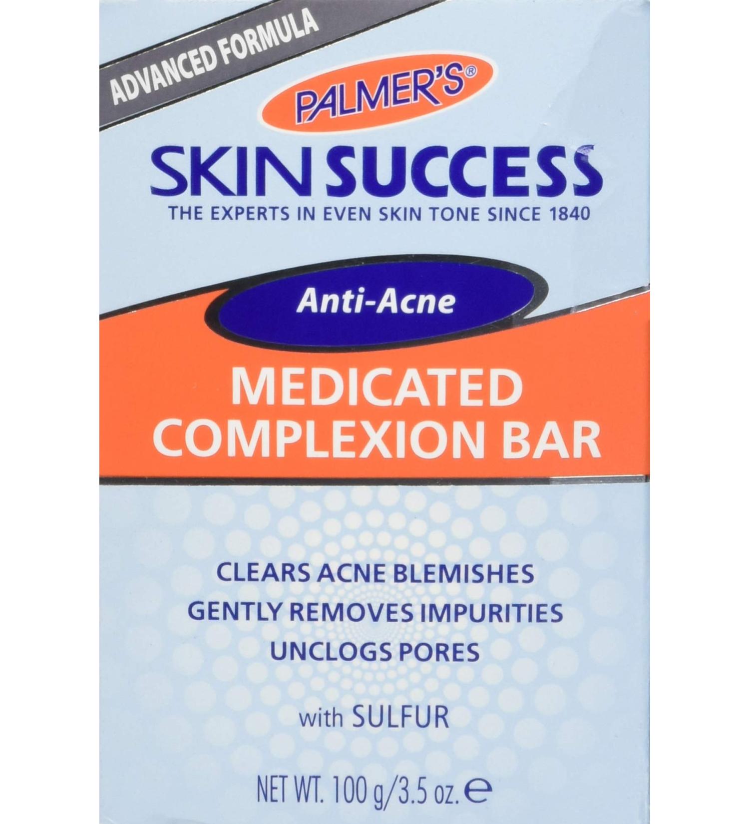 Palmer's Skin Success Anti-Acne Medicated Complexion Bar 3.5 oz - Clear Skin Treatment - Buy Online on GoSupps.com