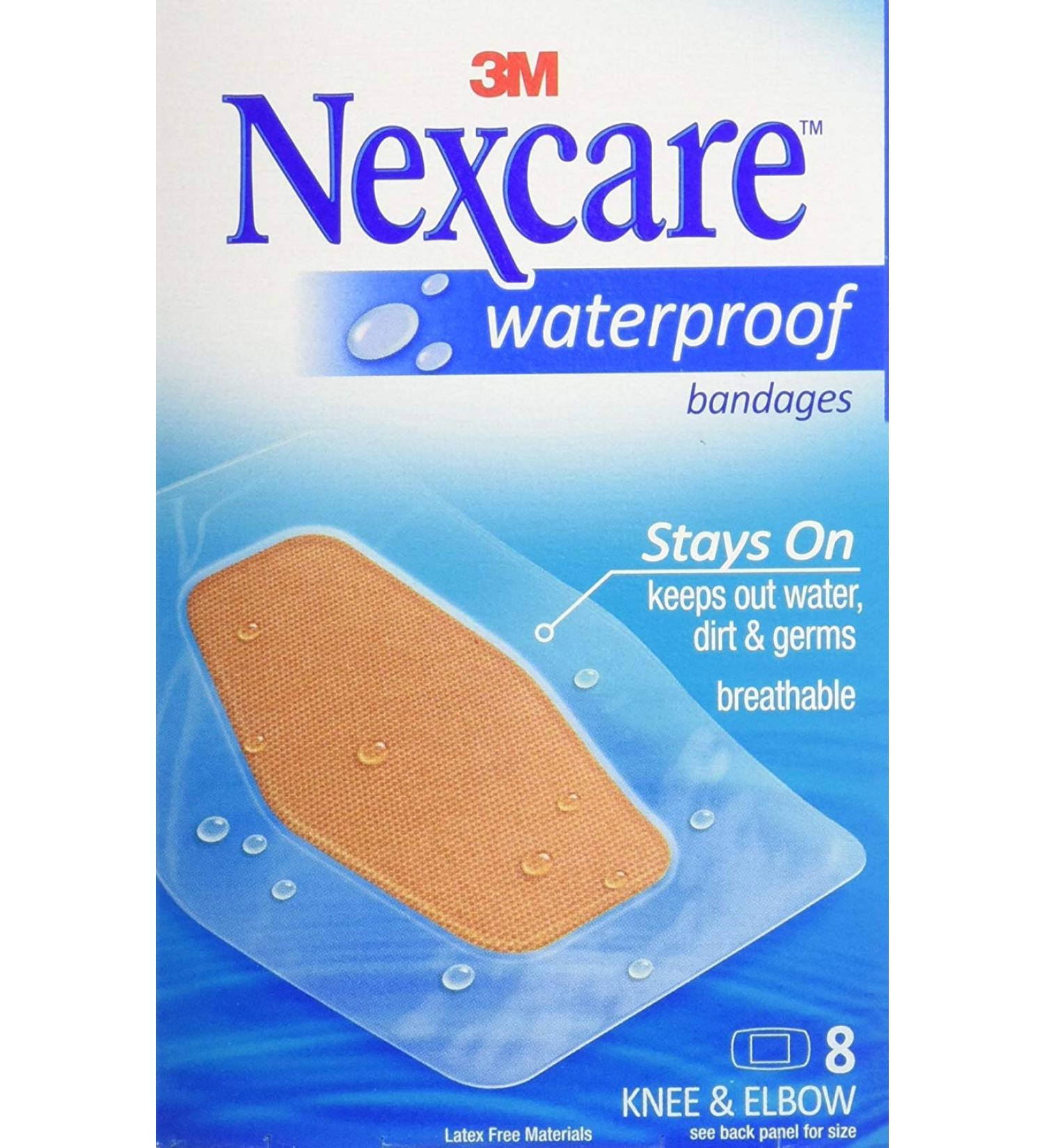 Nexcare Waterproof Knee & Elbow Bandages - 8 Pack | Best International Shipping - Buy Online on GoSupps.com