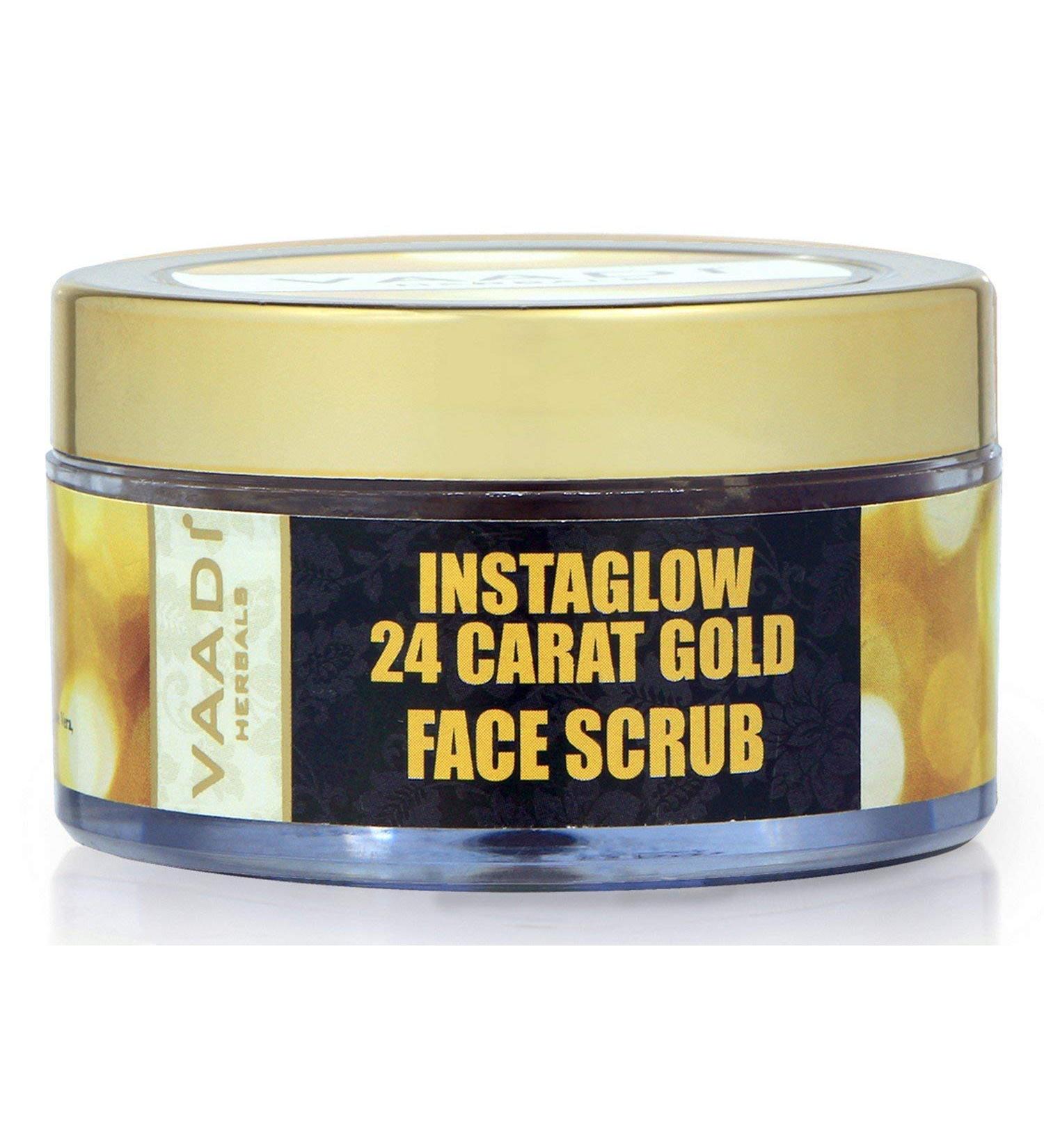 Vaadi Herbals 24 carat Gold Scrub Sandalwood and Turmeric 50g