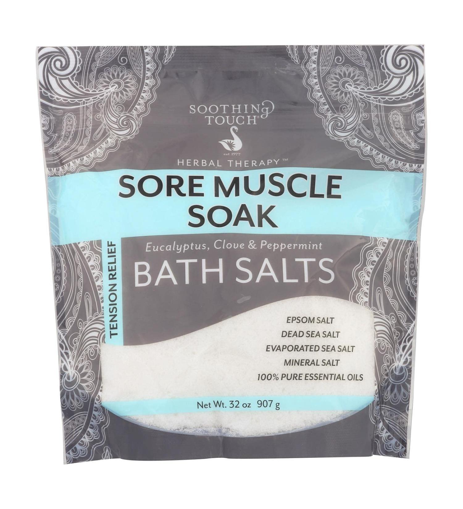 Soothing Touch Bath Salts  Muscle Soak  32 Ounce Muscle Soak 32 Ounce