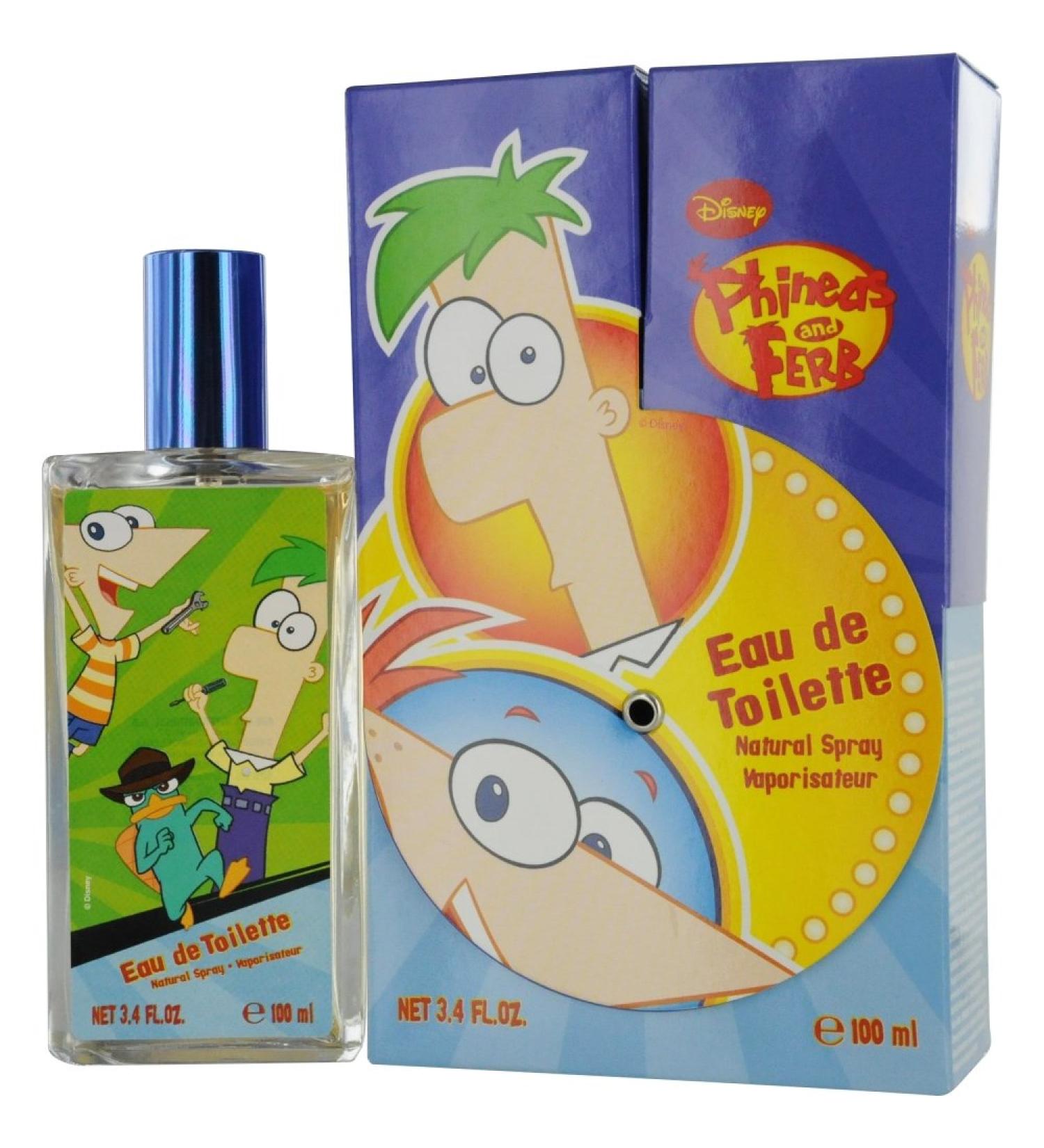 Disney Eau de Toilette Spray Phineas and Ferb 3.4 Ounce