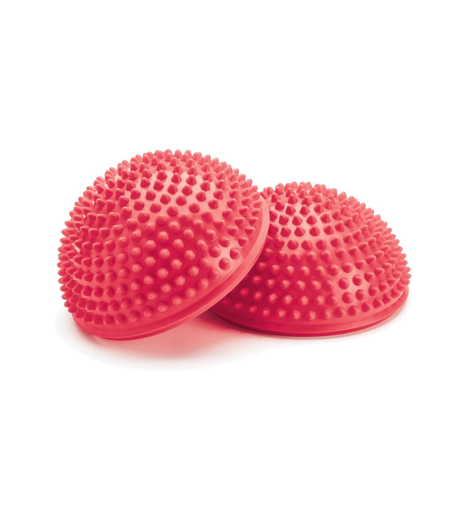 Merrithew Balance & Therapy Dome, Pair (Red), 6.5 inch / 16.5 cm Each