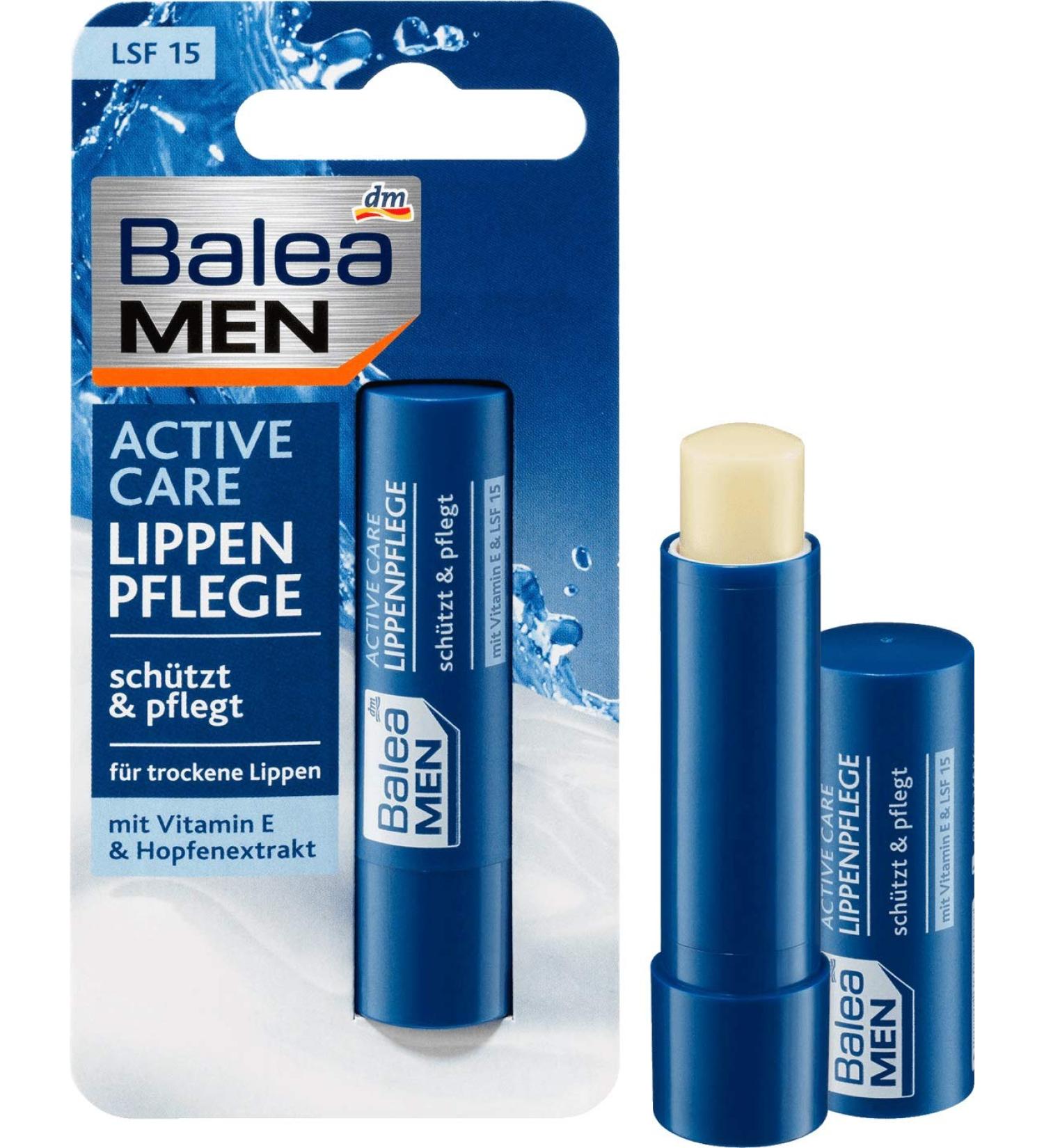 Balea Men Active Care Lip Care - 1 x 4.8 g