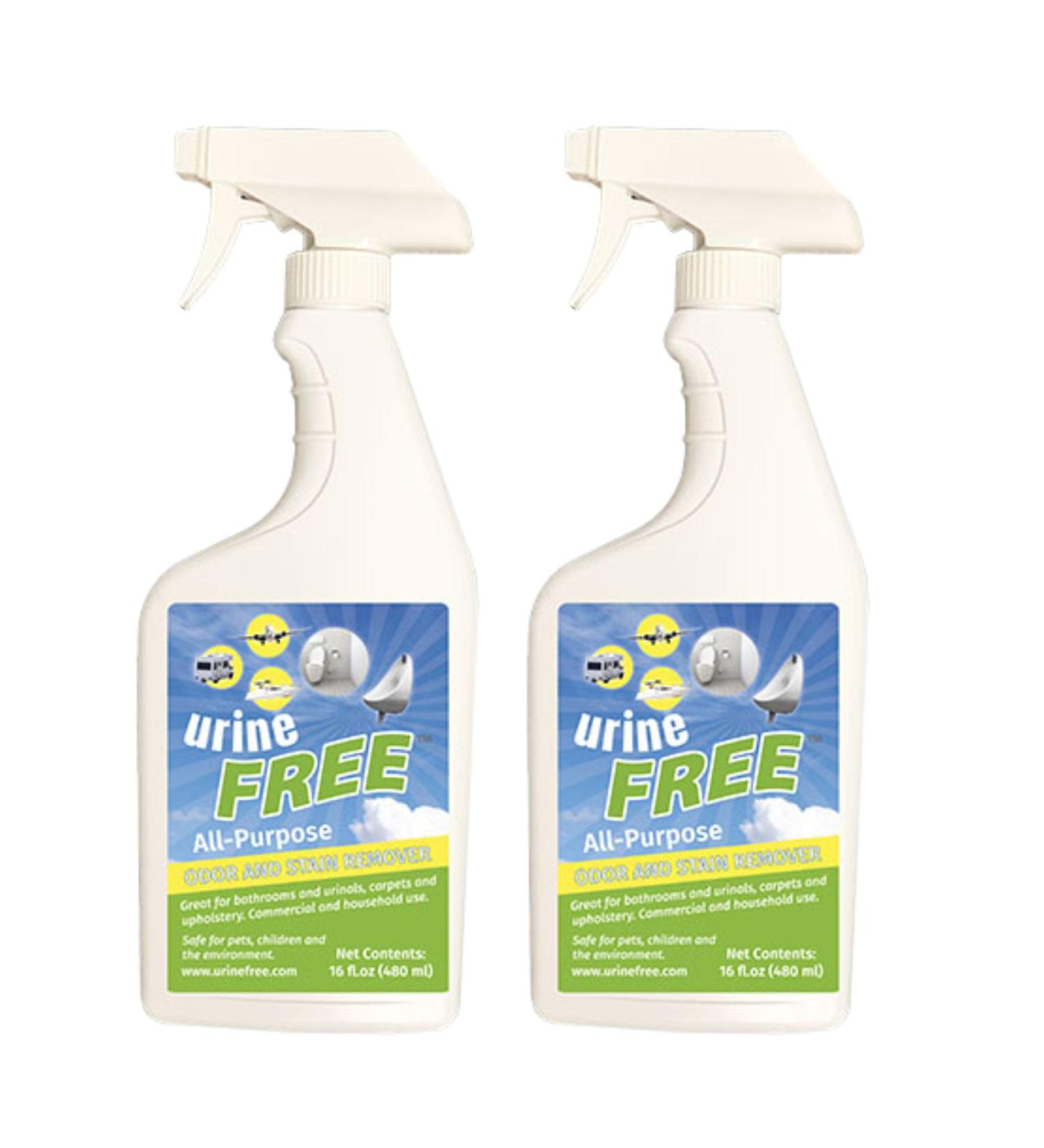 UrineFree - PetFresh - Odor & Stain Remover from any surface Suitable for Carpets Upholstery and Hardwood Floors - for Children Dogs and Cats - Household Uses (16 oz / 480 ml - Pack of 2) - Buy Online on GoSupps.com