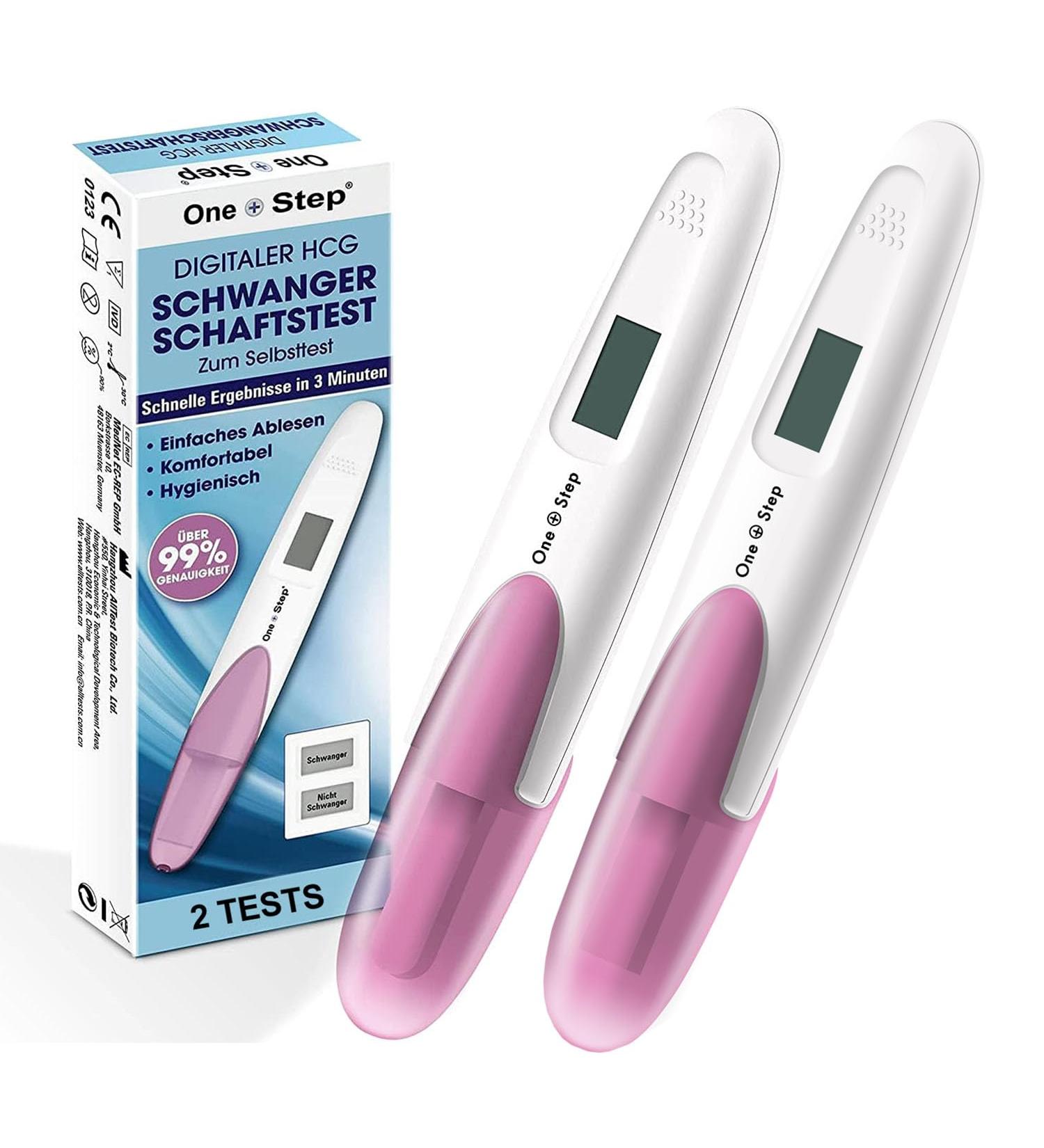 Buy 2-Pack Digital Early Pregnancy Test - 25 mIU/ml | Accurate Results Display: Pregnant or Not Pregnant - Fast International Shipping - Buy Online on GoSupps.com