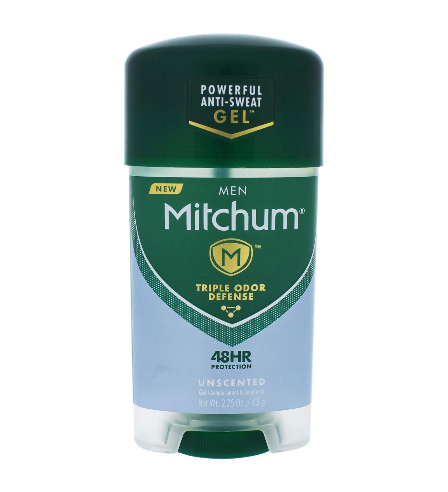 Mitchum Clr Gel Unscnted Size 2.25z Mitchum Unscented Clear Gel Anti-Perspirant & Deodorant 1 Count (Pack of 1) Unscented