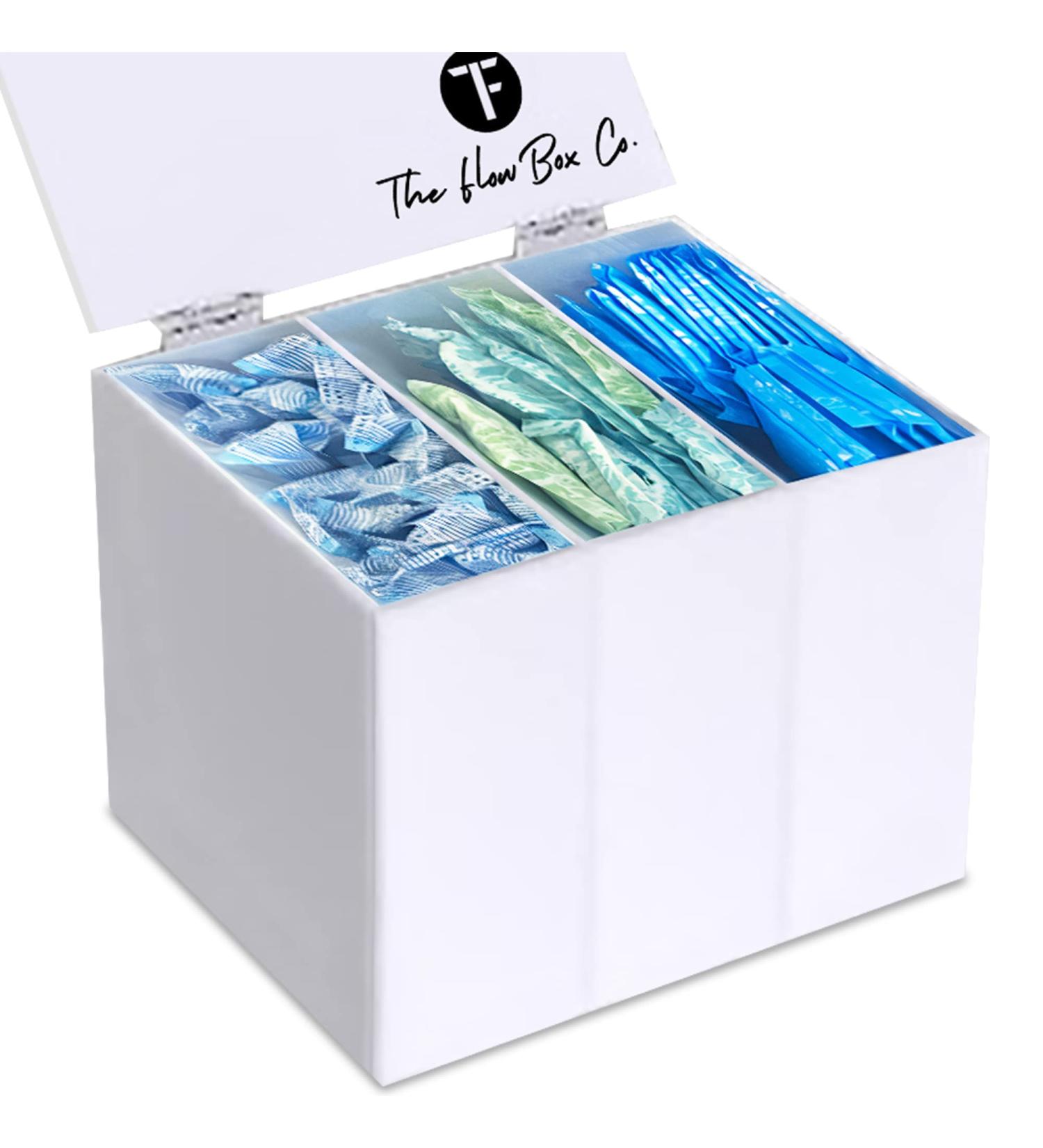 Flow Box Co. Tampon Organizer | Stylish Bathroom Accessories & Feminine Product Holder - Buy Online on GoSupps.com