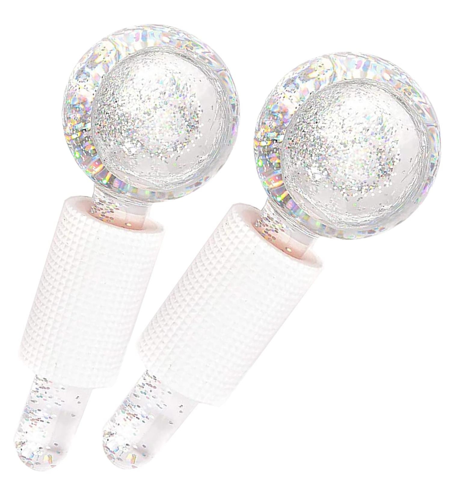 Facial Ice Globes - Face Massager for Tightening Skin, Anti-Ageing, and Reducing Puffiness & Wrinkles | Cooling Globes for Face, Neck, & Eyes - Daily Beauty Tools - Buy Online on GoSupps.com