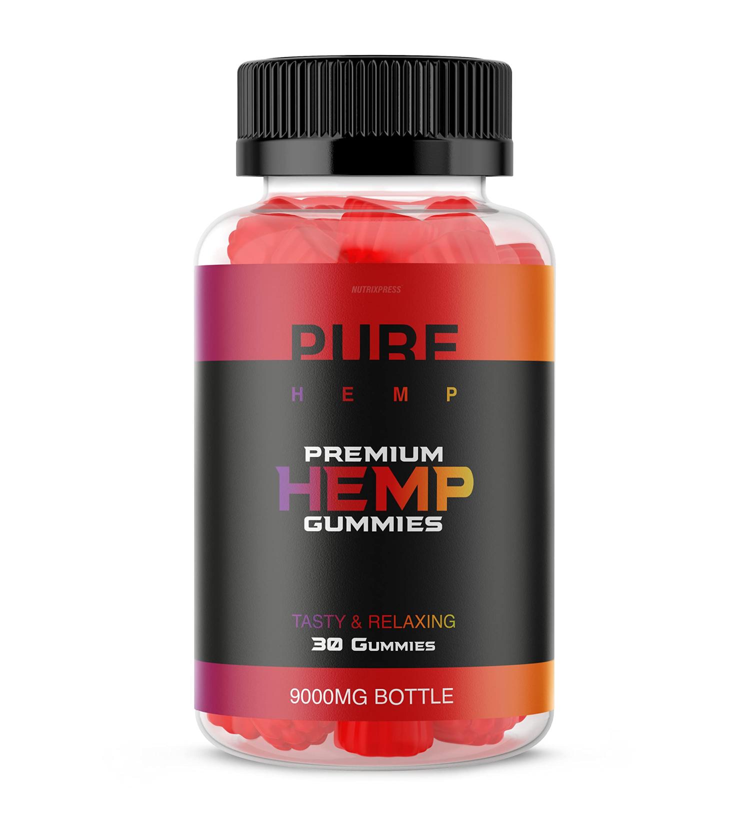 PureHemp Premium Hemp Oil Gummies - 30 Day Supply - 30 Count - Buy Online on GoSupps.com