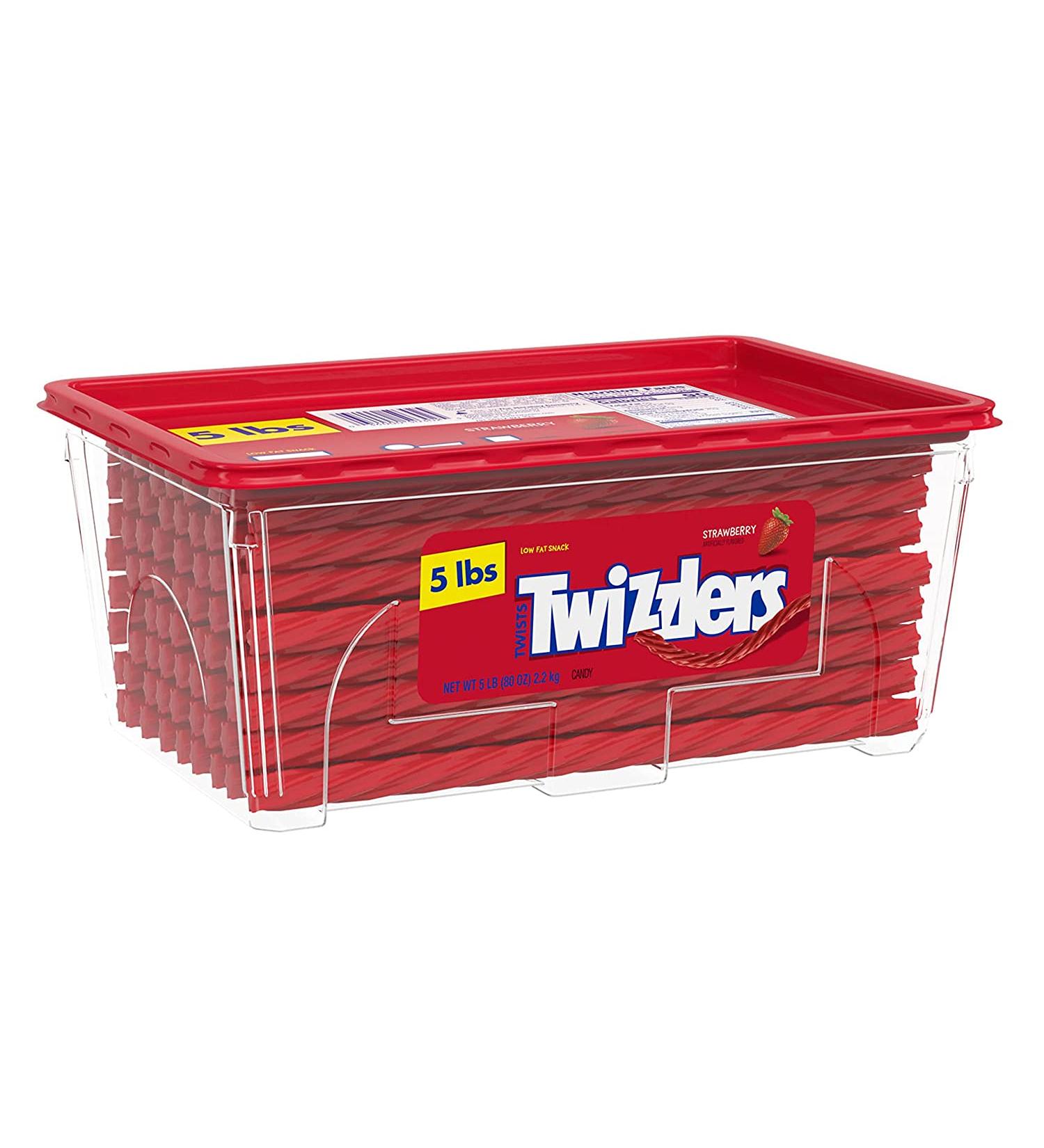 TWIZZLERS Twists Strawberry Chewy Candy - Halloween Edition - 5 lbs - Buy Online on GoSupps.com