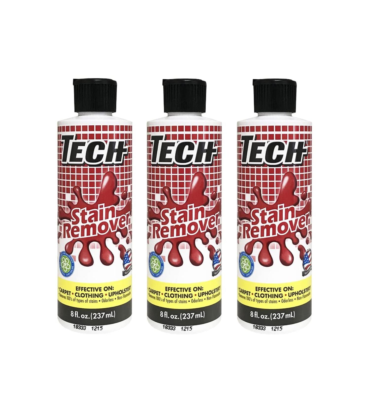 Tech Stain Remover - 8 oz Spray for Carpet Clothing & Upholstery - Effective 3 Pack (100ml) - International Shipping Available - Buy Online on GoSupps.com