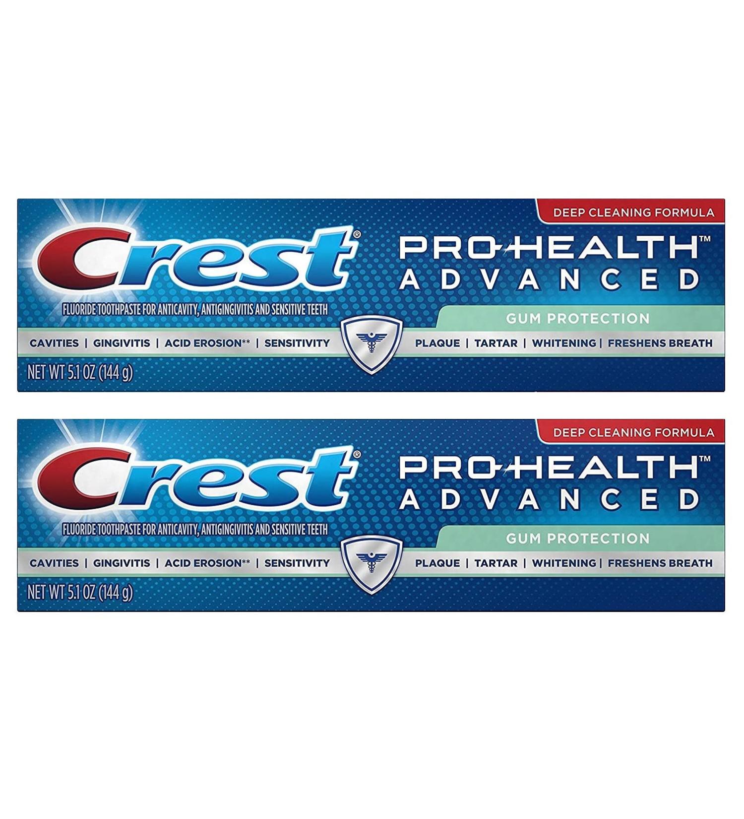 Crest Pro Health Advanced Fluoride Toothpaste - Gum Protection 5.1 oz (144 g) - Buy Online on GoSupps.com