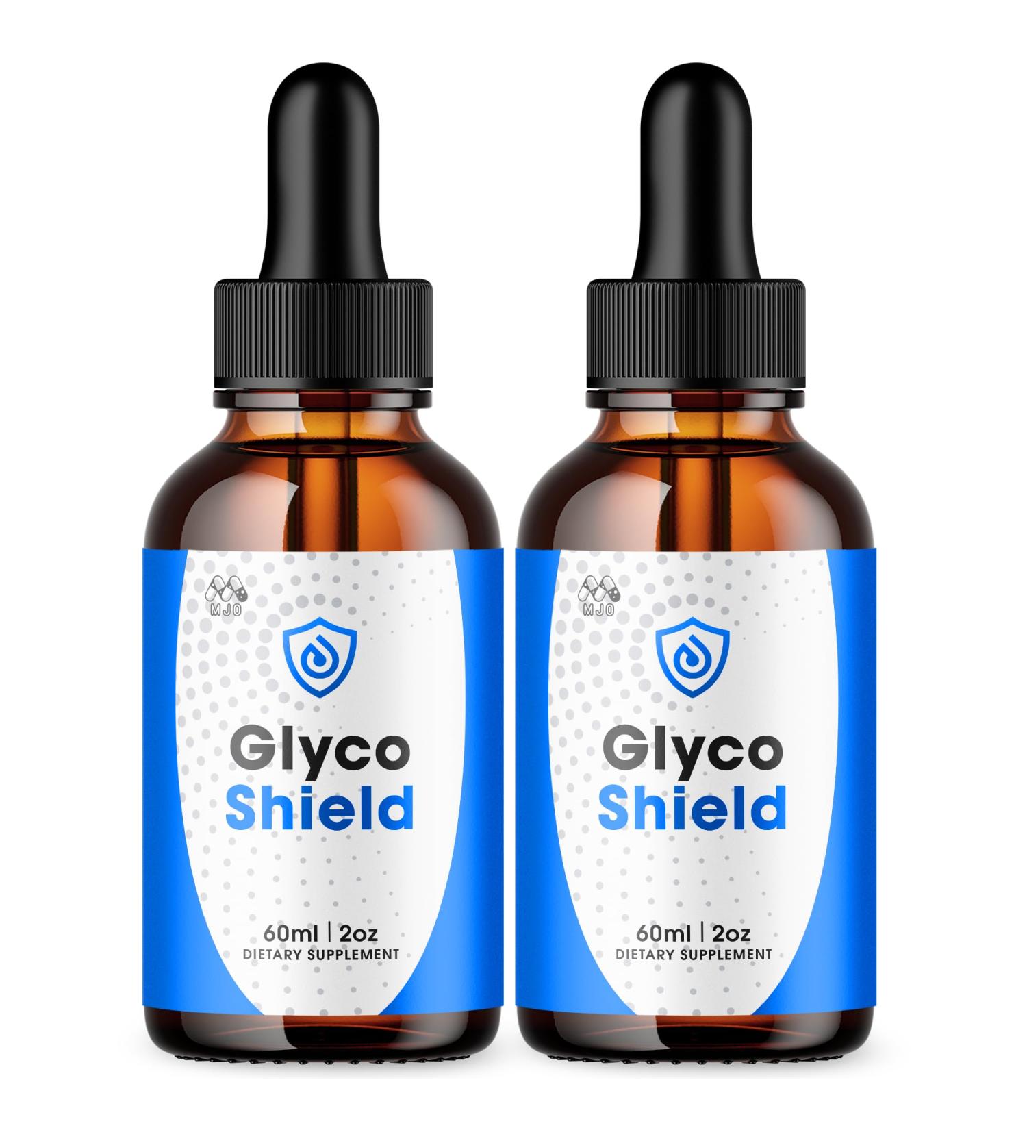 (2 Pack) Glyco Shield Drops Official Glyco Shield Blood Support Drops with All Natural Ingredients GlycoShield Maximum Strength Liquid Supplement to Support Your Health and Wellness (60 Servings) - Buy Online on GoSupps.com