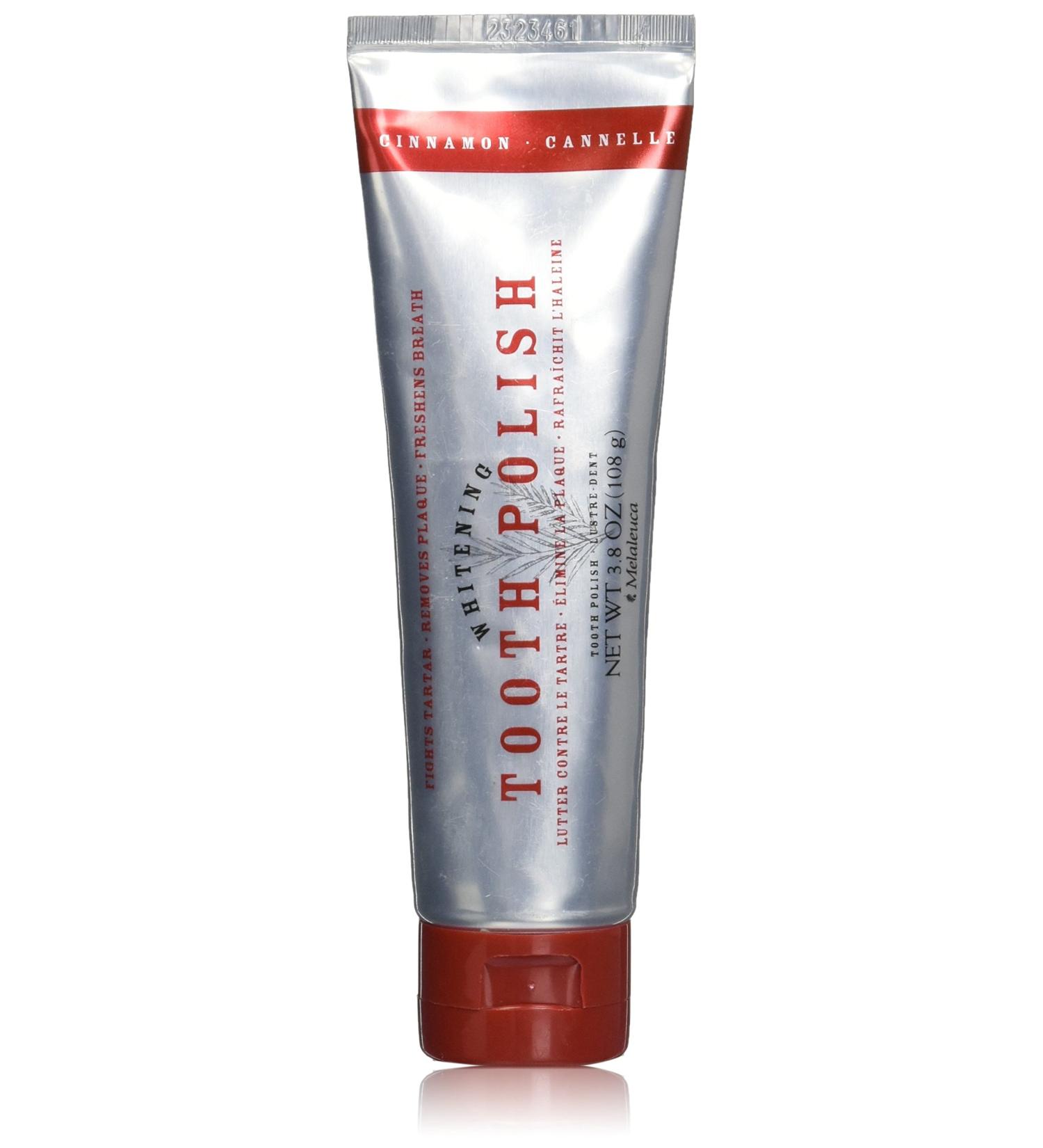 Melaleuca Whitening Tooth Polish Paste Without Fluoride 3.8oz Cinnamon