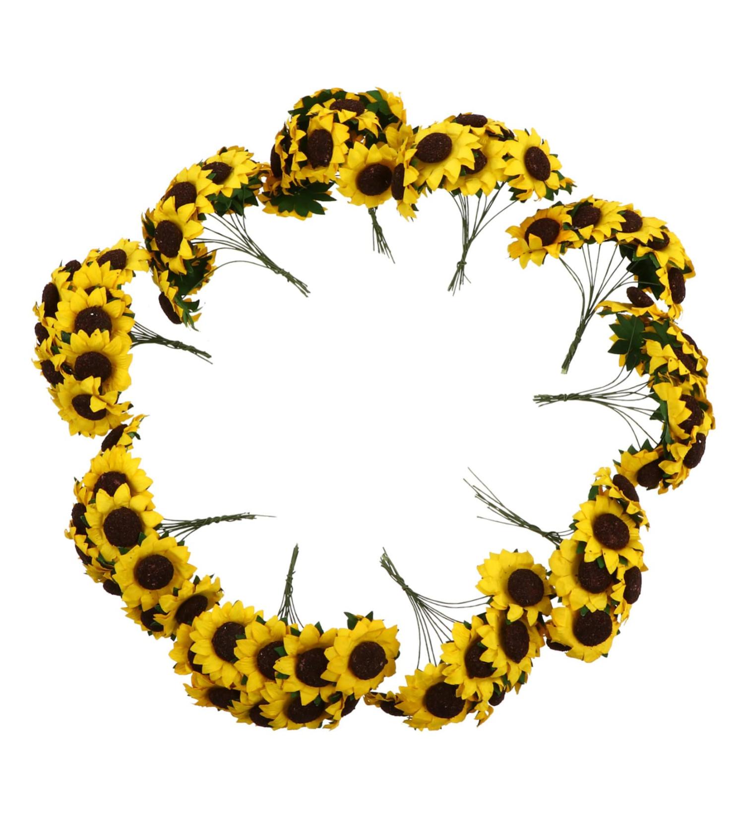 Cabilock 1 Set Decor Ornaments Flowers Flower Sunflower Decorative Paper Accessories DIY Simulation - Buy Online on GoSupps.com