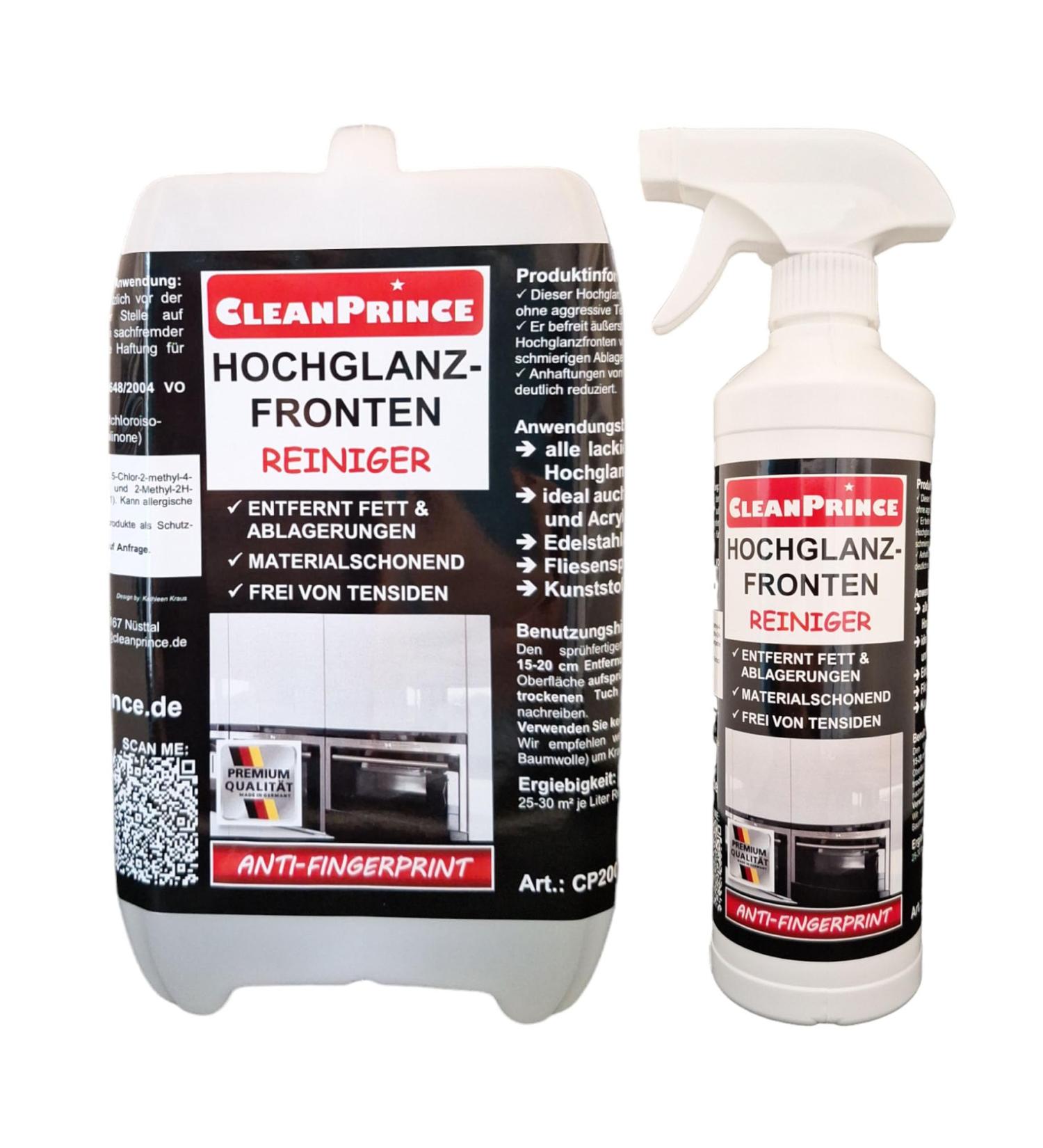 High Gloss Furniture Cleaner 2.5L | Shine Acrylic Cupboards & Kitchen Fronts - Cleanprince - Buy Online on GoSupps.com