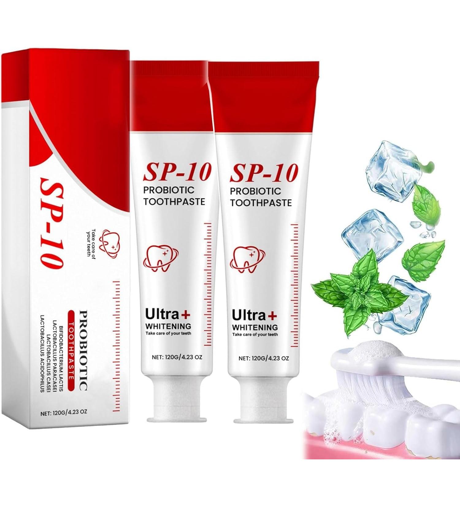 SSQOEGHF Ultra Whitening Toothpaste Sp-10 Probiotic Toothpaste to Remove Stains and Whiten Bright White Toothpaste to Remove Stains Simple and Effective Maintenance - Buy Online on GoSupps.com