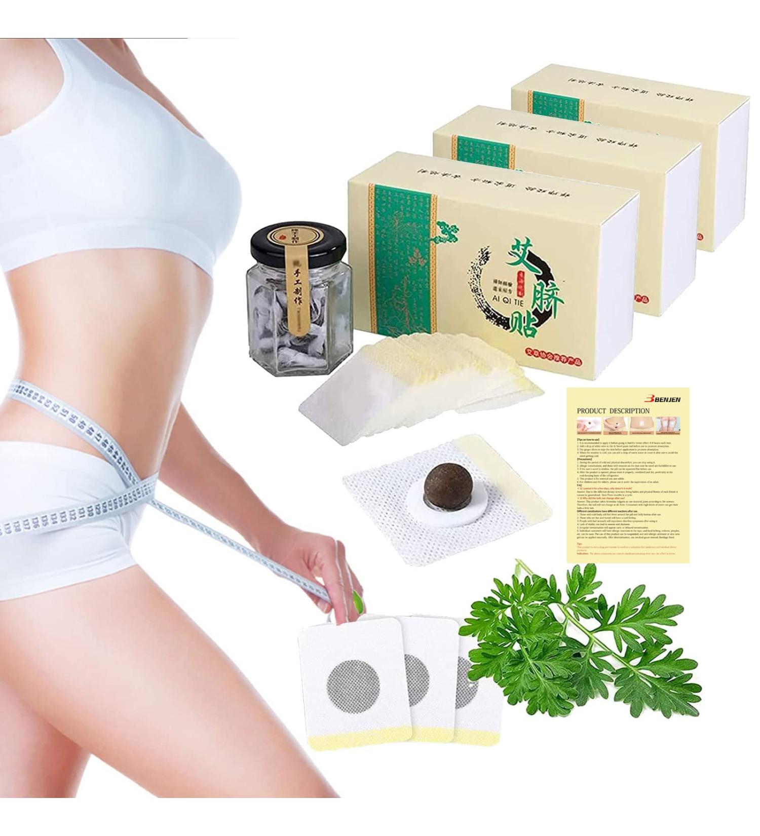 3 Boxes Mugwort Belly Patch 90Pcs + 90Pcs Natural Wormwood Pills & Belly Sticker - Hot Moxibustion Navel Wormwood Sticker - Buy Online on GoSupps.com