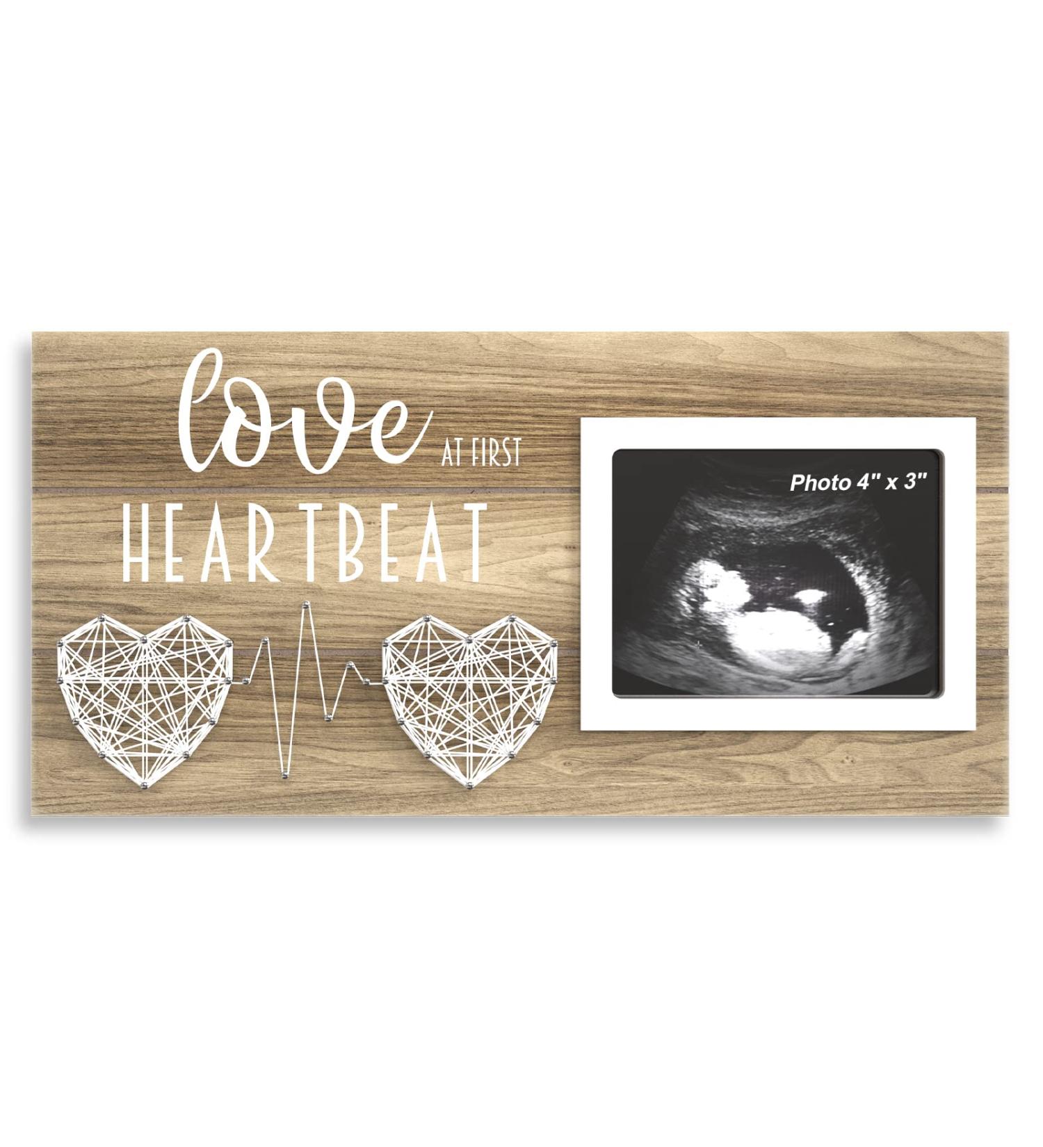 Baby Sonogram Picture Frame - Pregnancy Announcement & Gender Reveal Gift - 4x3 Ultrasound Photo Keepsake Frame - Buy Online on GoSupps.com