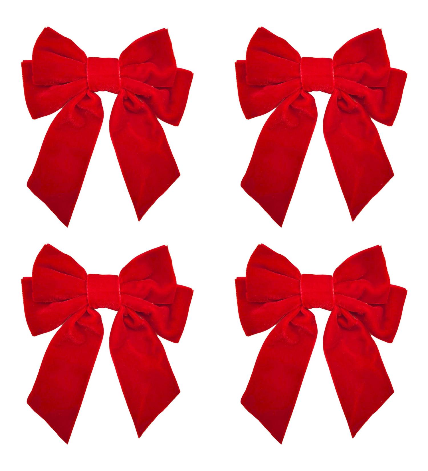 Niuhong 4 Pieces Large Bow Hair Clips Fabric Hair Bow Women Hair Clips Ponytail Holder Girls Bow Tie Hair Bows Clips Hair Bow Headband Velvet Bow Hair Clips Hair Band Red - Buy Online on GoSupps.com