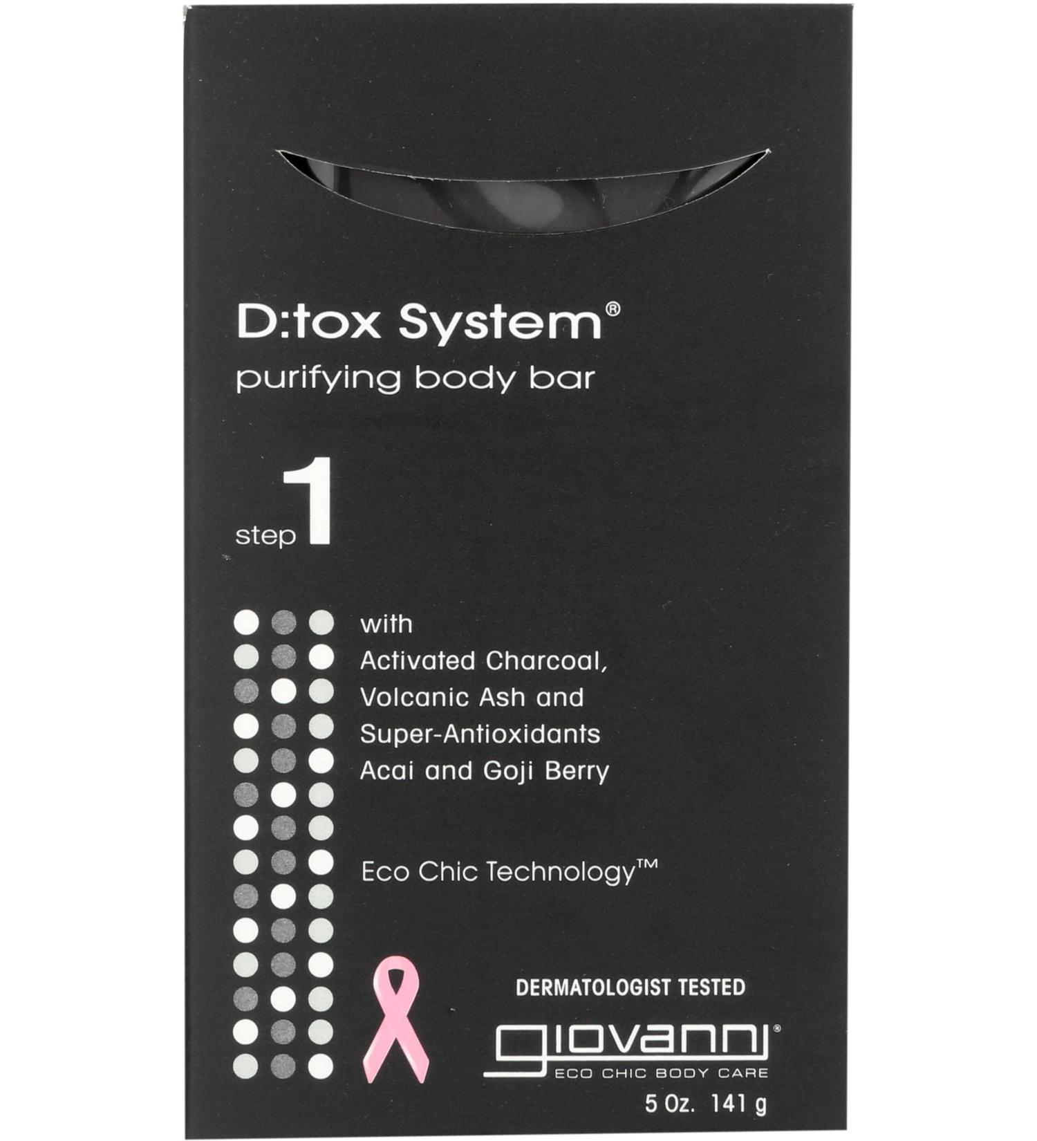 Giovanni D:Tox System Purifying Body Bar (Step1) 141g - Buy Online on GoSupps.com