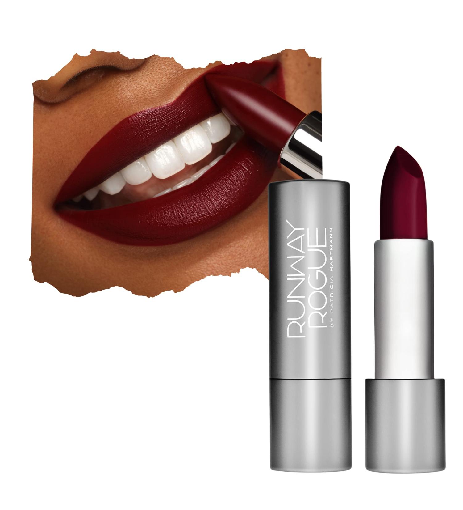 Runway Rogue 90s Vibe Matte Midnight Merlot Lipstick - 1993, 1oz - Buy Online on GoSupps.com