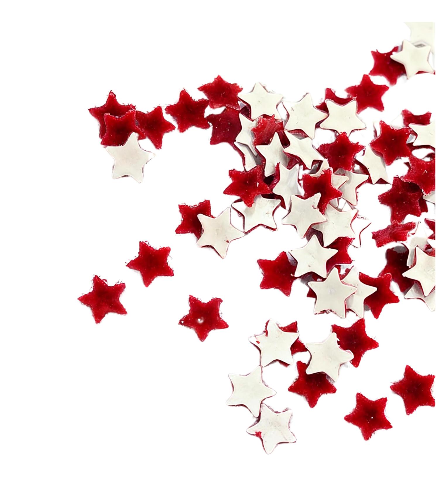 Red star Bindi Indian Circle Premium Bindi Assorted Shining Sparkle Multi Color Indian Daily Use Forehead Bindi Small