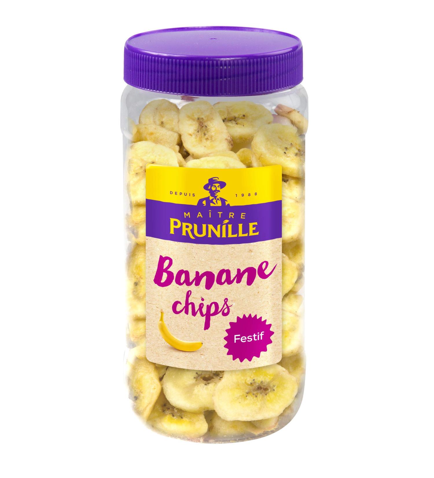  Maitre Prunille Maitre Plum Banana Chips 275 g - Buy Online on GoSupps.com