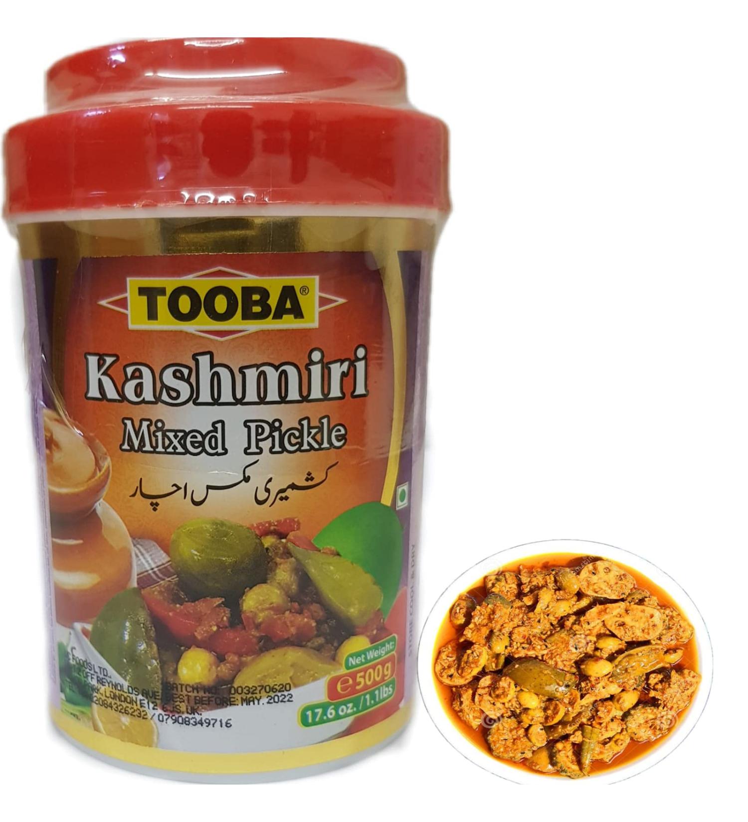 New Lunched TOOBA KASHIMIRI Mixed Pickle |Kashmiri Achaar| HOT & Spicy| 500 gram JAR