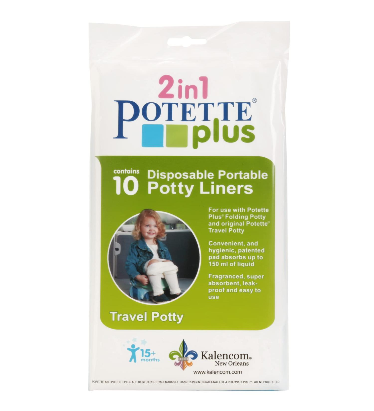 Kalencom Potette Plus On The Go Potty Liner Re-Fills 10-Pack - Buy Online on GoSupps.com