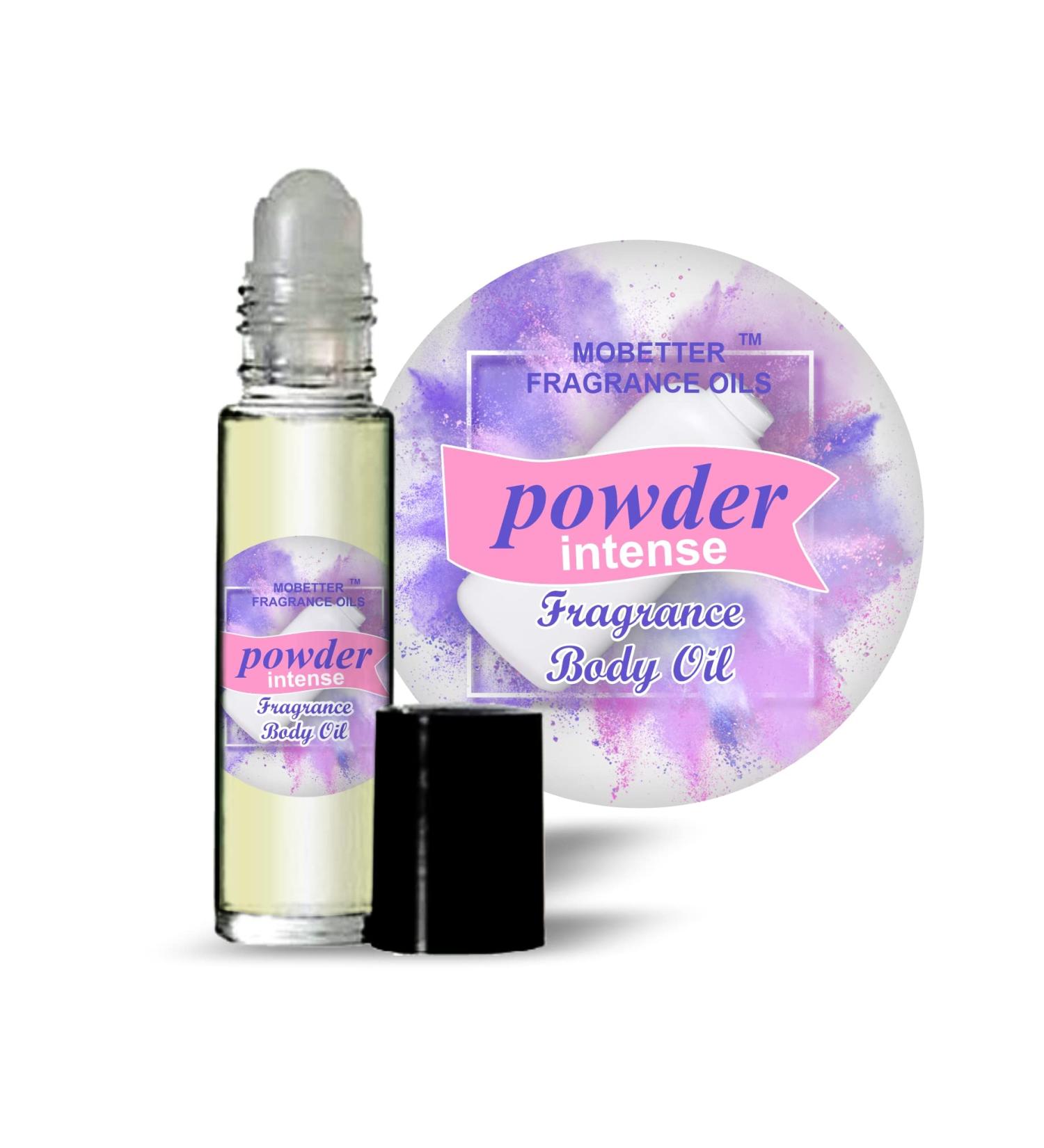 MOBETTER FRAGRANCE OILS Powder Intense fresh scent Perfume Fragrance Body Oil Unisex powder Fresh 0.33 Fl Oz (Pack of 1)