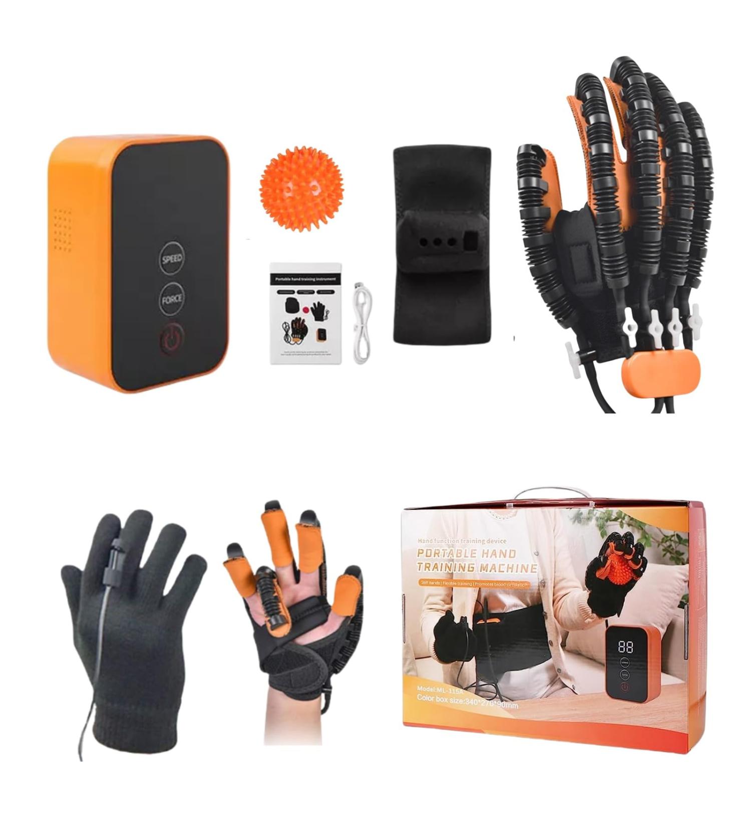 LH-AdroMerix Portable Rehabilitation Robot Glove Therapy Gloves For Stroke Therapy Hand Glove Hands Physical Therapy Equipment For Stroke Patients Stroke Hand Therapy Gloves. Right Hand-M - Buy Online on GoSupps.com
