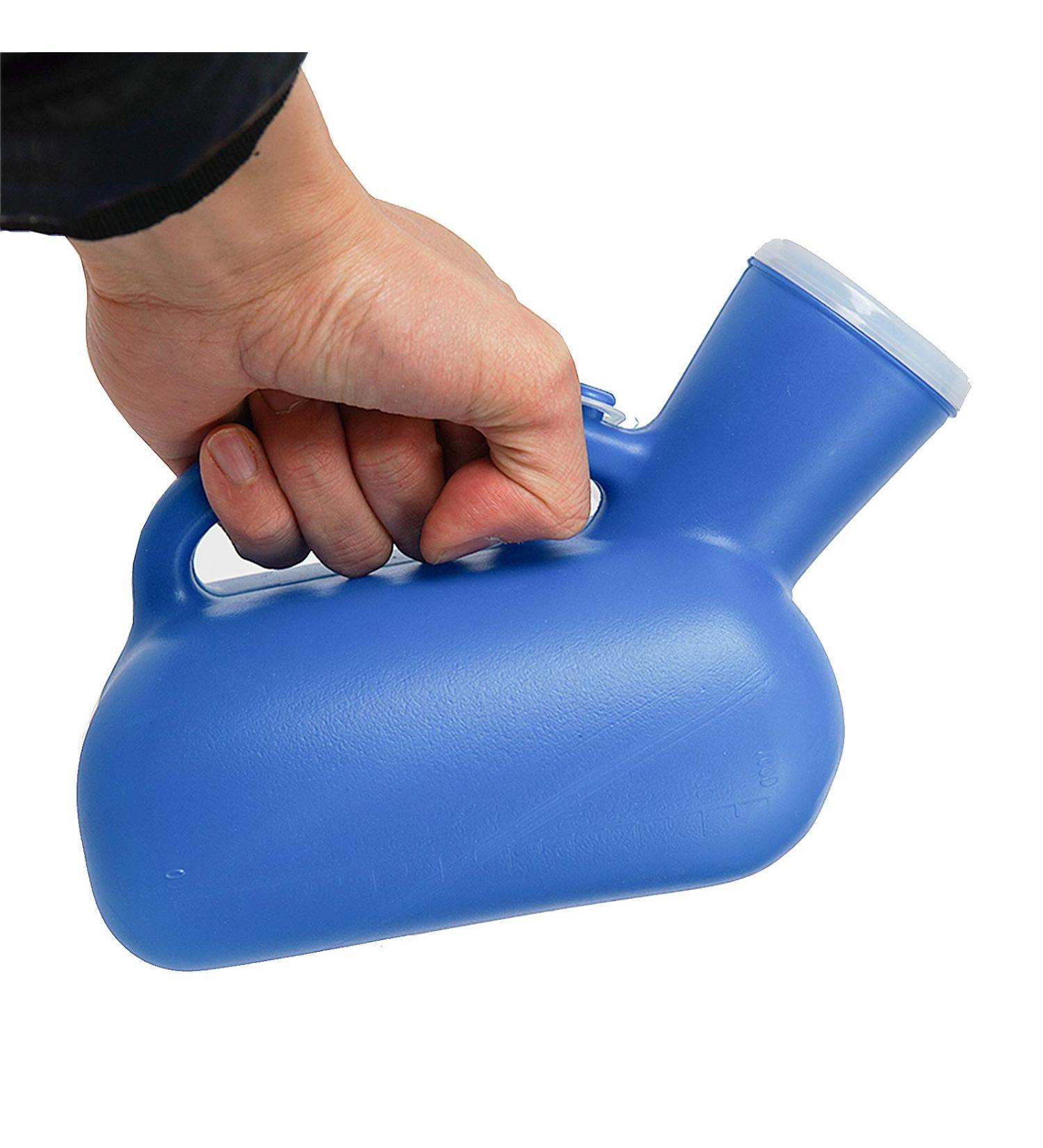 Men's Urinal with Hand held Portable Urine Cup 1000ML Male Urinal Portable Mens Potty Pee Bottle Collector Travel Toilet - Buy Online on GoSupps.com