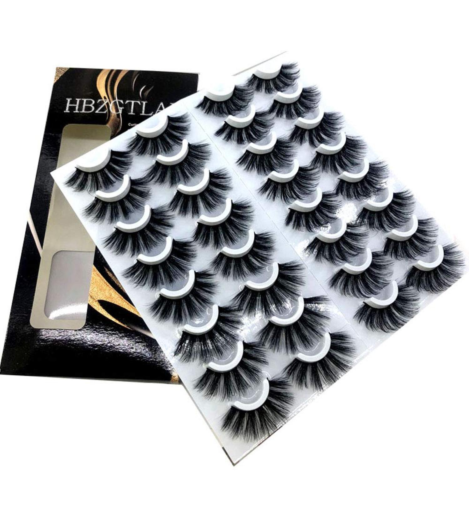 Buy NEW 16 Pairs 100% Mink Eyelashes | Natural & Dramatic Volume Fake Eyelashes | 8-25mm Extension (3DF001) - International Shipping Available - Buy Online on GoSupps.com
