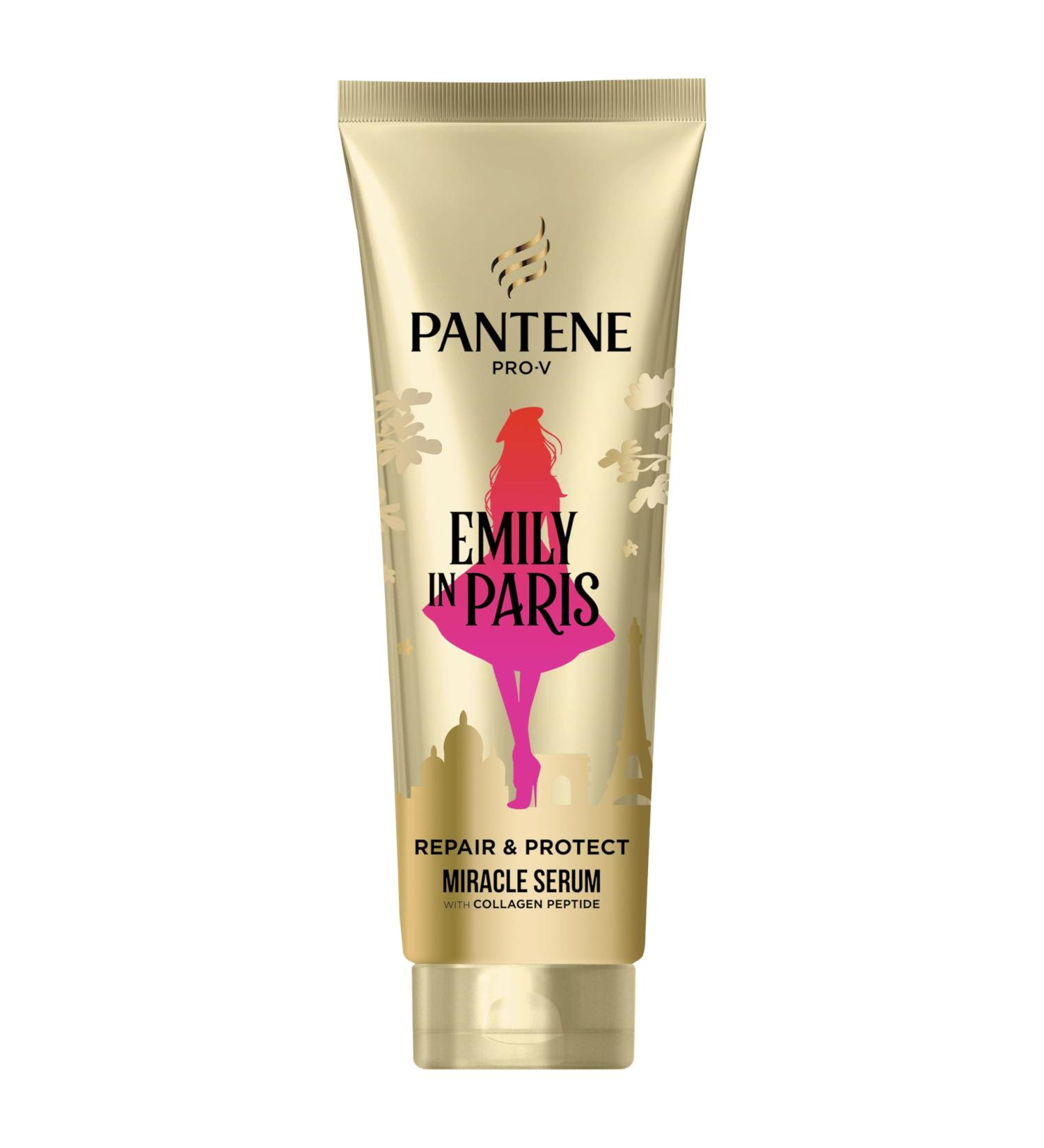 Pantene x Emily in Paris Repair & Protect Conditioner Serum 220ml Limited Edition. Revitalizes Damaged Hair. Enriched with Pro-V Nutrients and Collagen Peptides - Buy Online on GoSupps.com