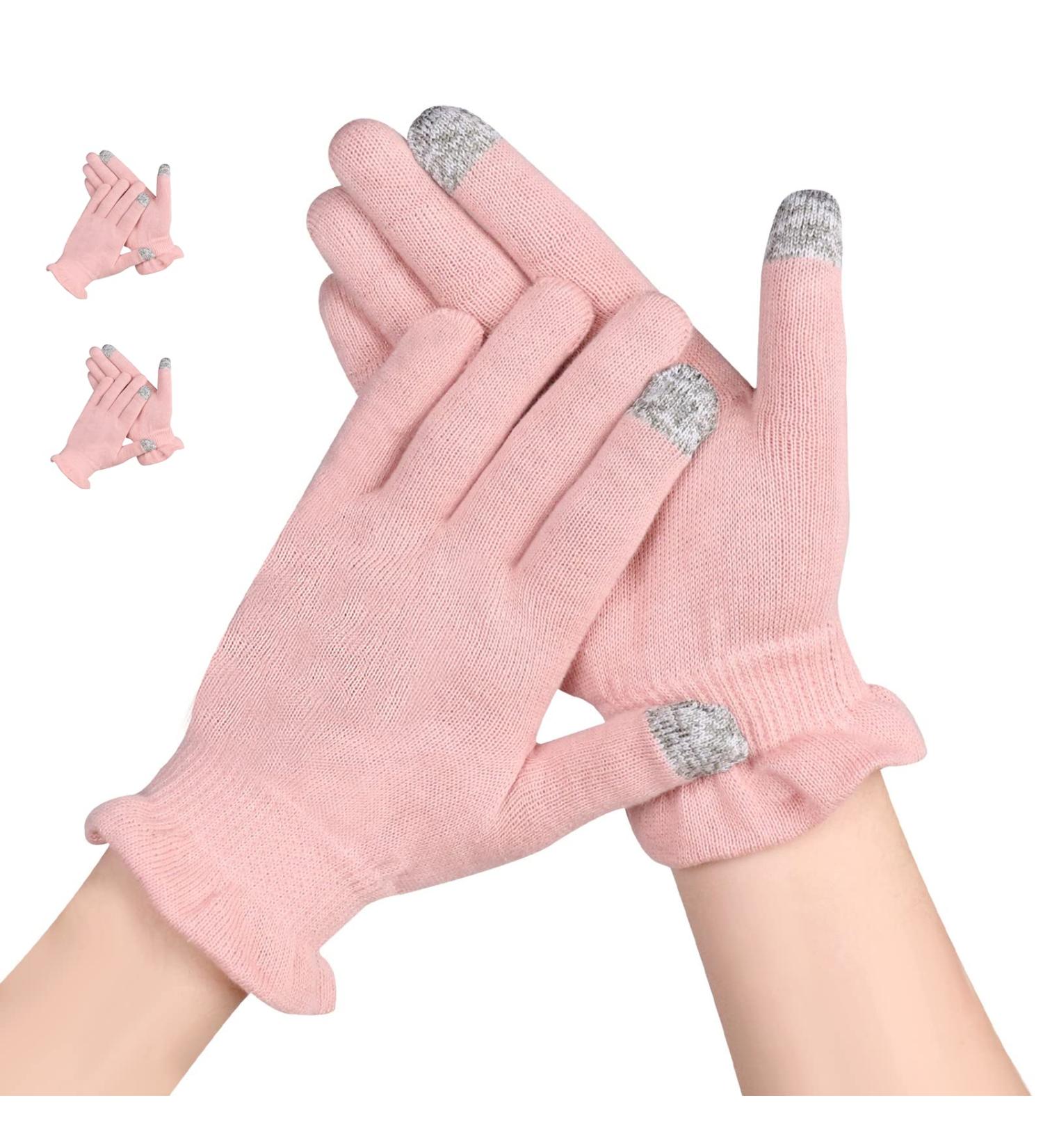 Moisturising Cotton Gloves for Eczema - 2 Pairs Spa Hand Mask Gloves (M) | AovYoo - Buy Online on GoSupps.com
