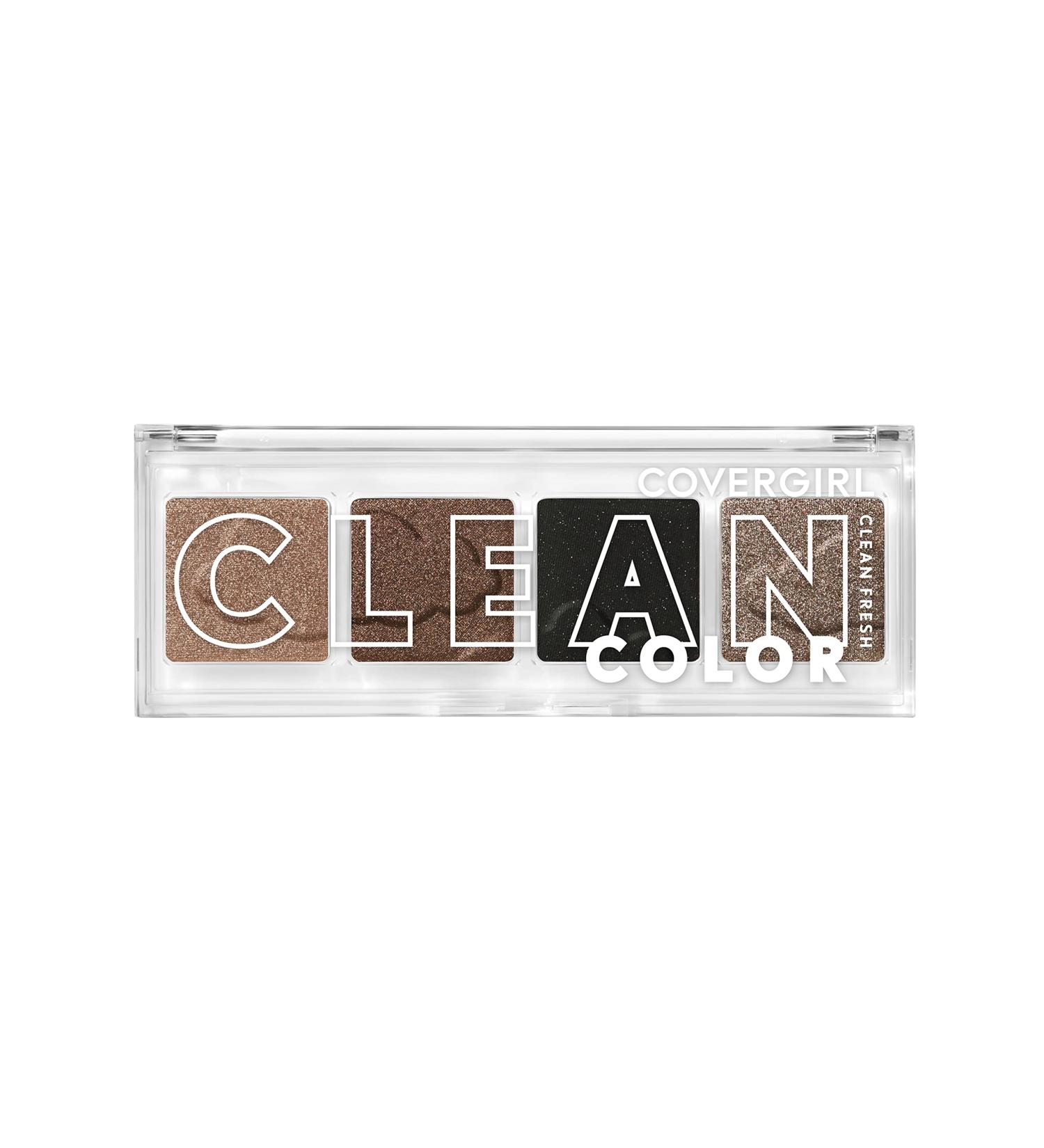 COVERGIRL Clean Fresh Clean Color Eyeshadow - Vegan Classic Smokey Palette 4g | Shimmer Eyeshadow for International Shipping - Buy Online on GoSupps.com