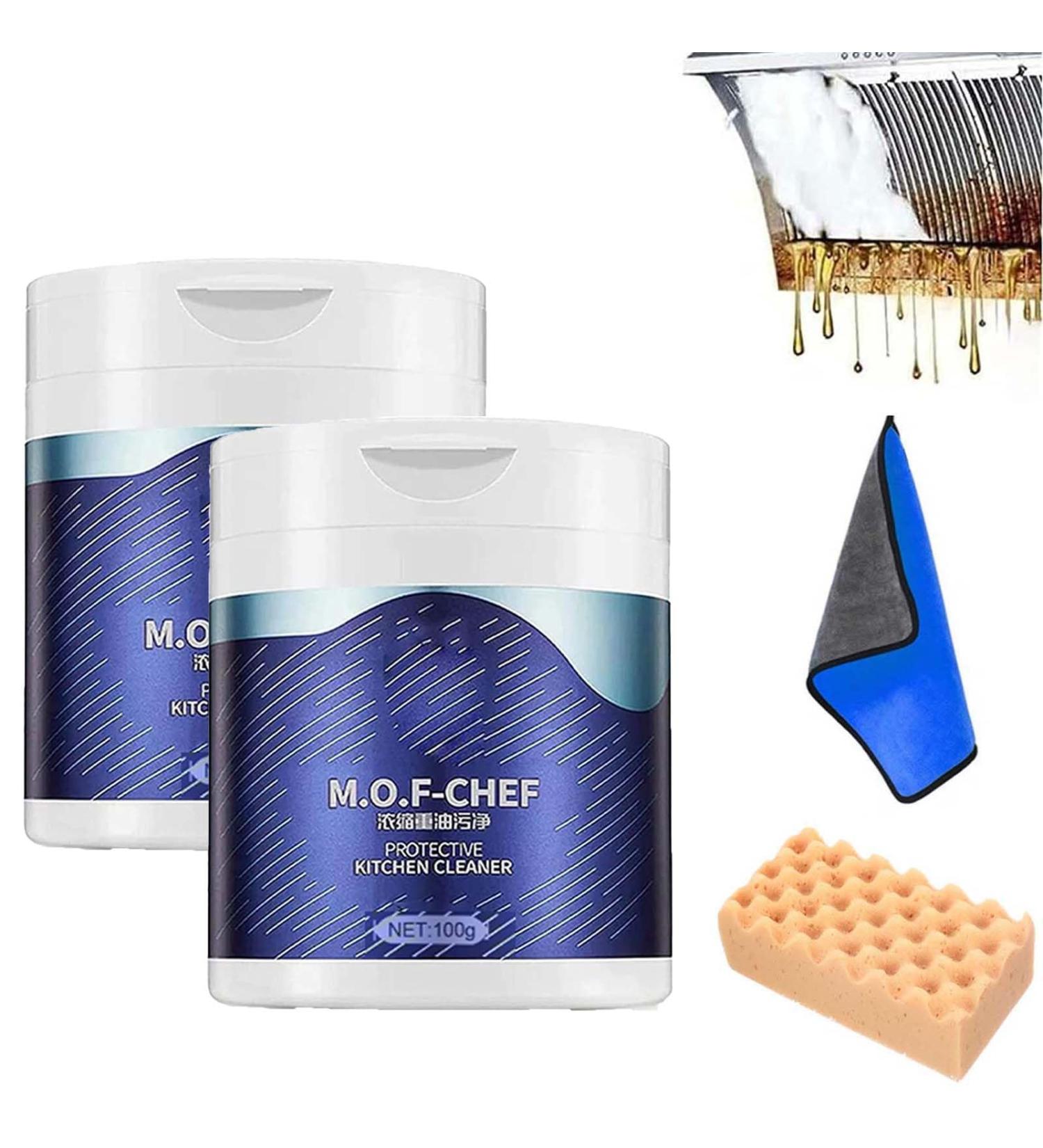 Mof Chef Cleaner Powder Mof Chef Cleaning Powder M.O.F Chef Kitchen Cleaner Powder M.O.F-CHEF Protective Kitchen Cleaner Mofchef Powder for Cleaning (2) - Buy Online on GoSupps.com