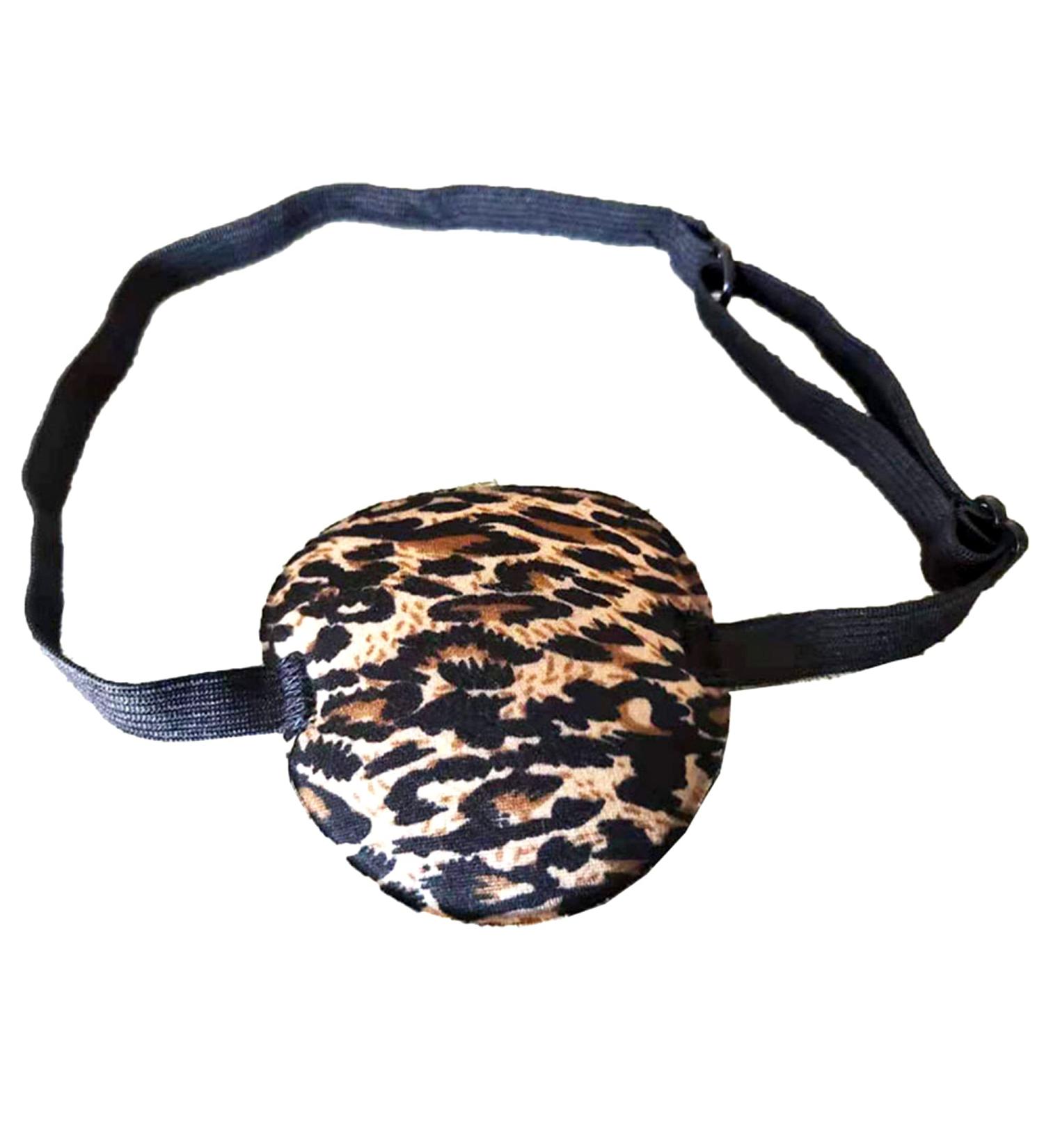 MYUBWTF Black Pirate Skull Crossbone Eye Mask - Adjustable 3D Leopard Eye Patch for Kids & Adults - International Shipping Available - Buy Online on GoSupps.com