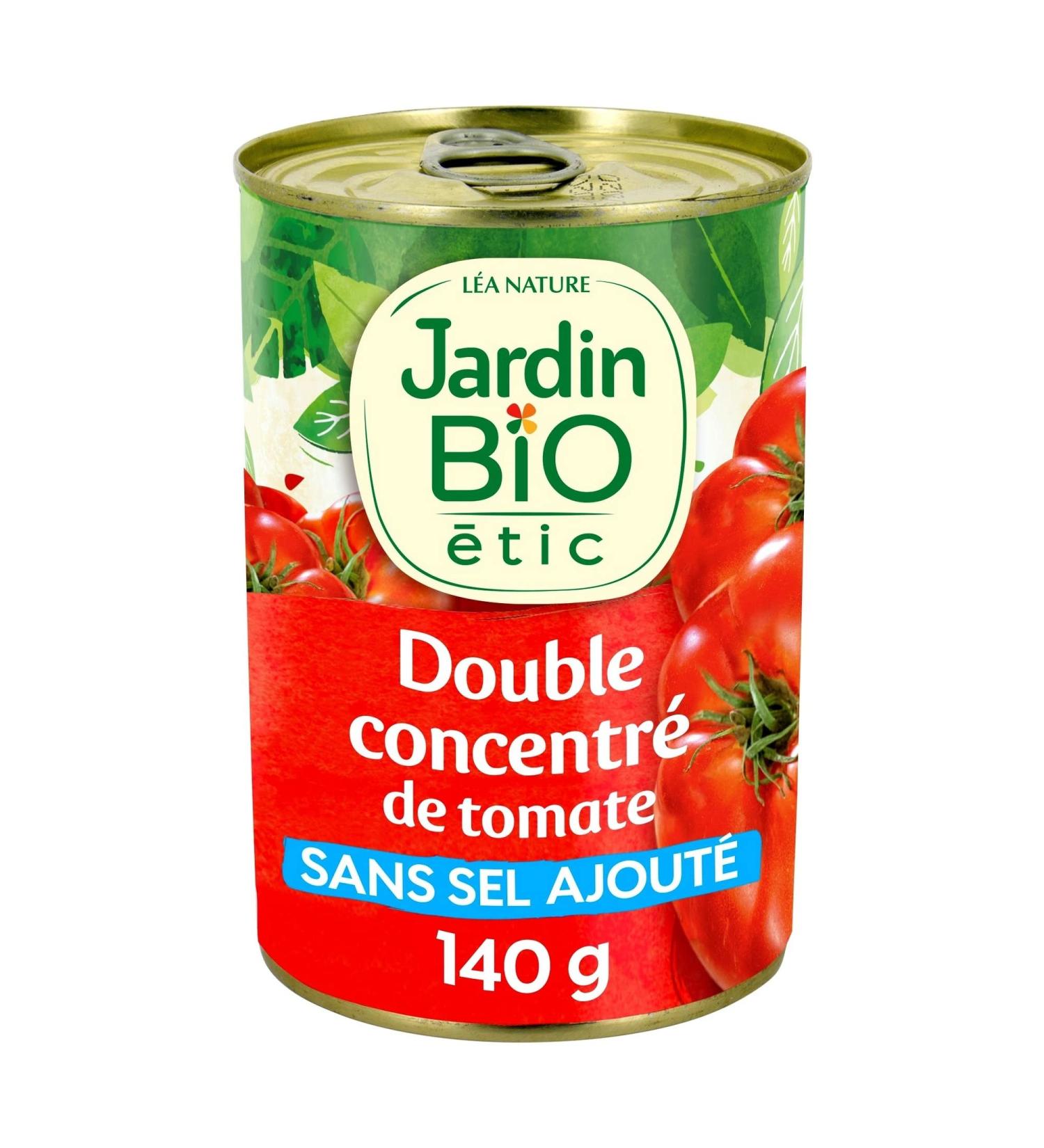 Jardin BiO tic - Double Tomato Concentrate without Added Salt - Box 140 g - Buy Online on GoSupps.com