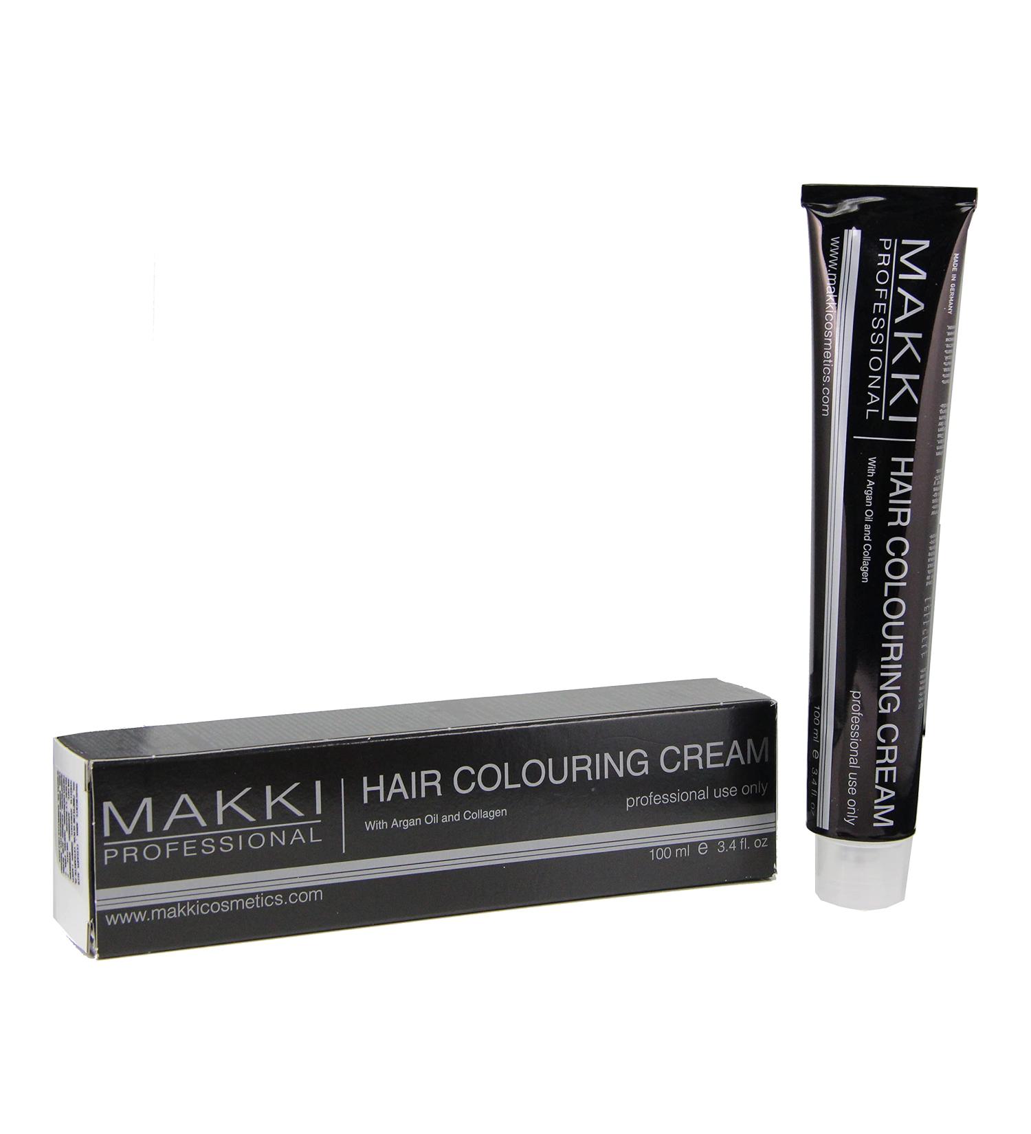  Makki MAKKI Hair Colour Cream - Shade No 7.77 Pure Medium Blonde - Large 100ml - Buy Online on GoSupps.com