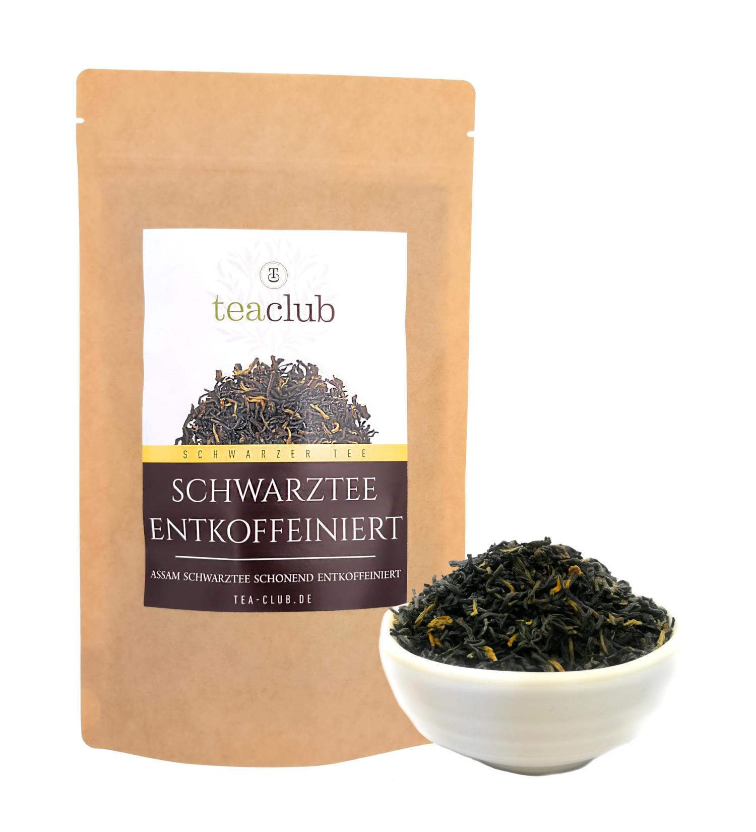  TeaClub Decaffeinated Black Tea Bulk Assam Tea 500g Black Tea Leaves TGFOP1 Powerful Malty TeaClub - Buy Online on GoSupps.com