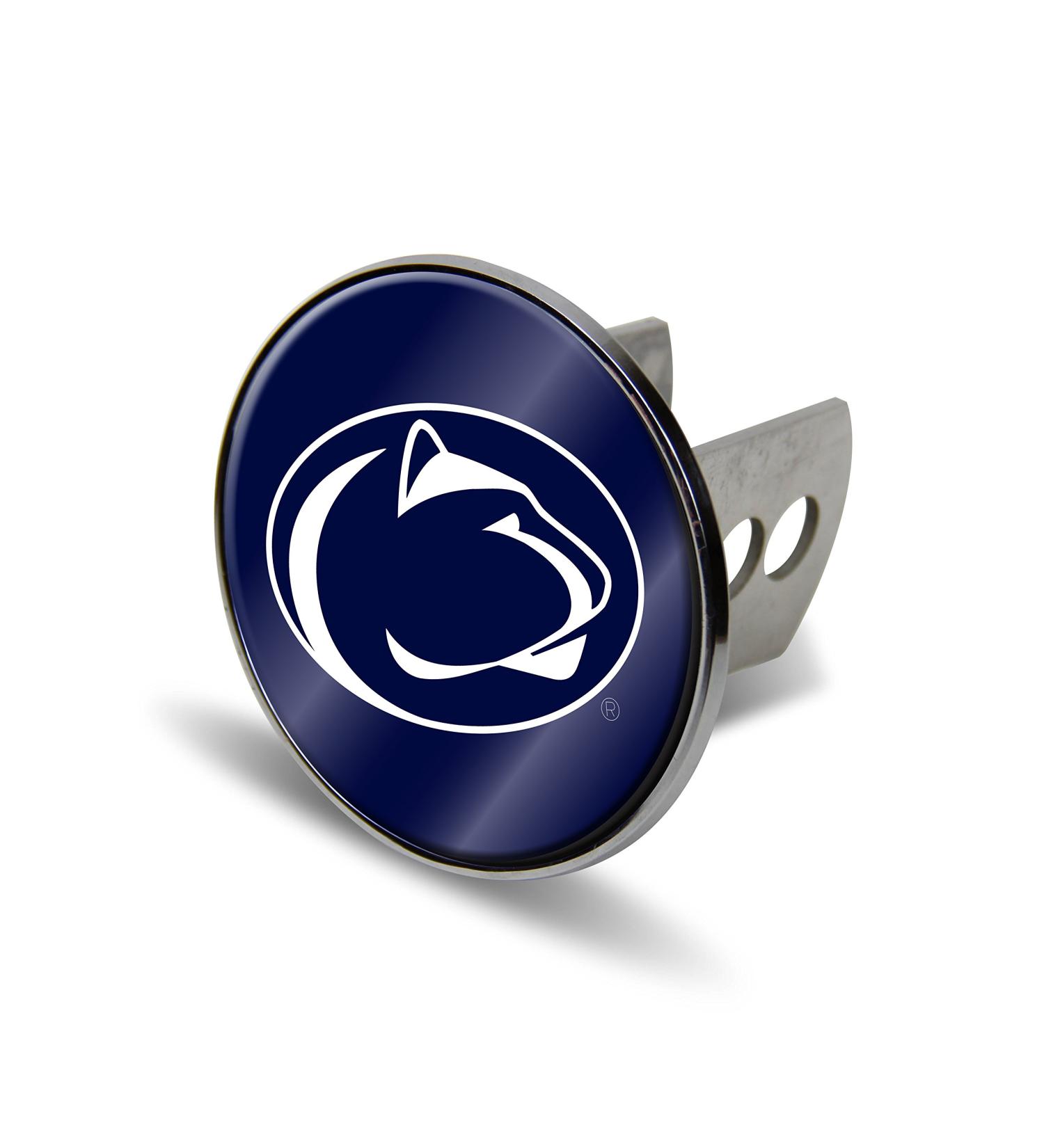 Rico NCAA Penn State Nittany Lions Laser Cut Metal Hitch Cover, Large, Silver