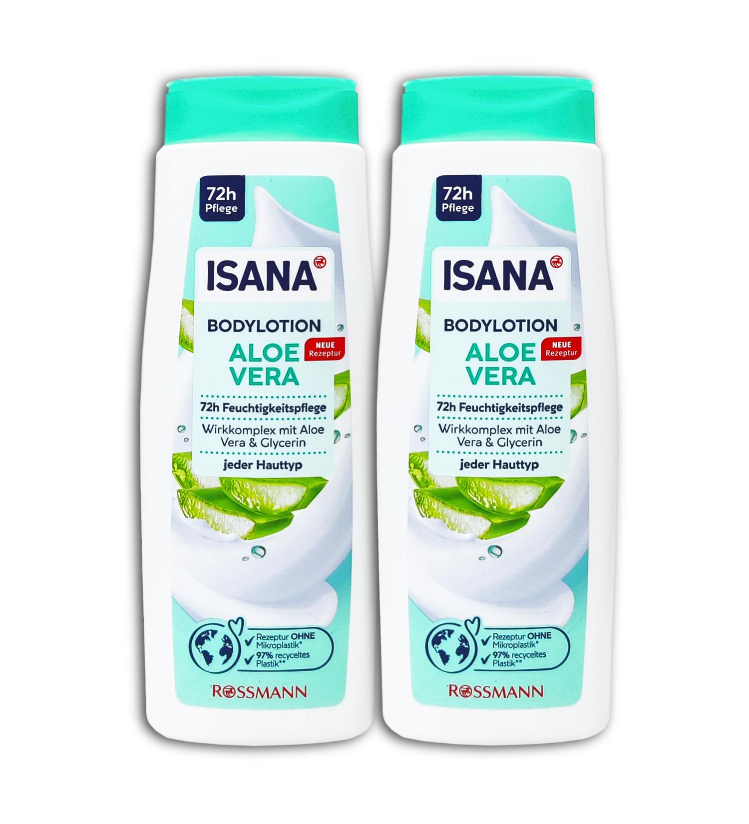 ISANA Aloe Vera Body Lotion 2 x 400 ml