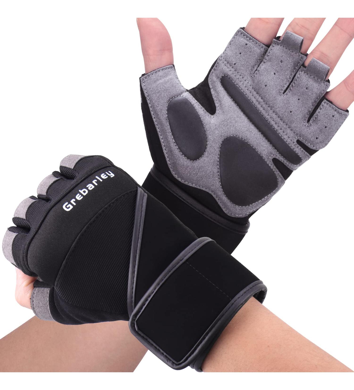 Buy Grebarley Fitness Gloves - Ultimate Training Gloves for Men & Women | Strength Training Bodybuilding & CrossFit M Long - Buy Online on GoSupps.com