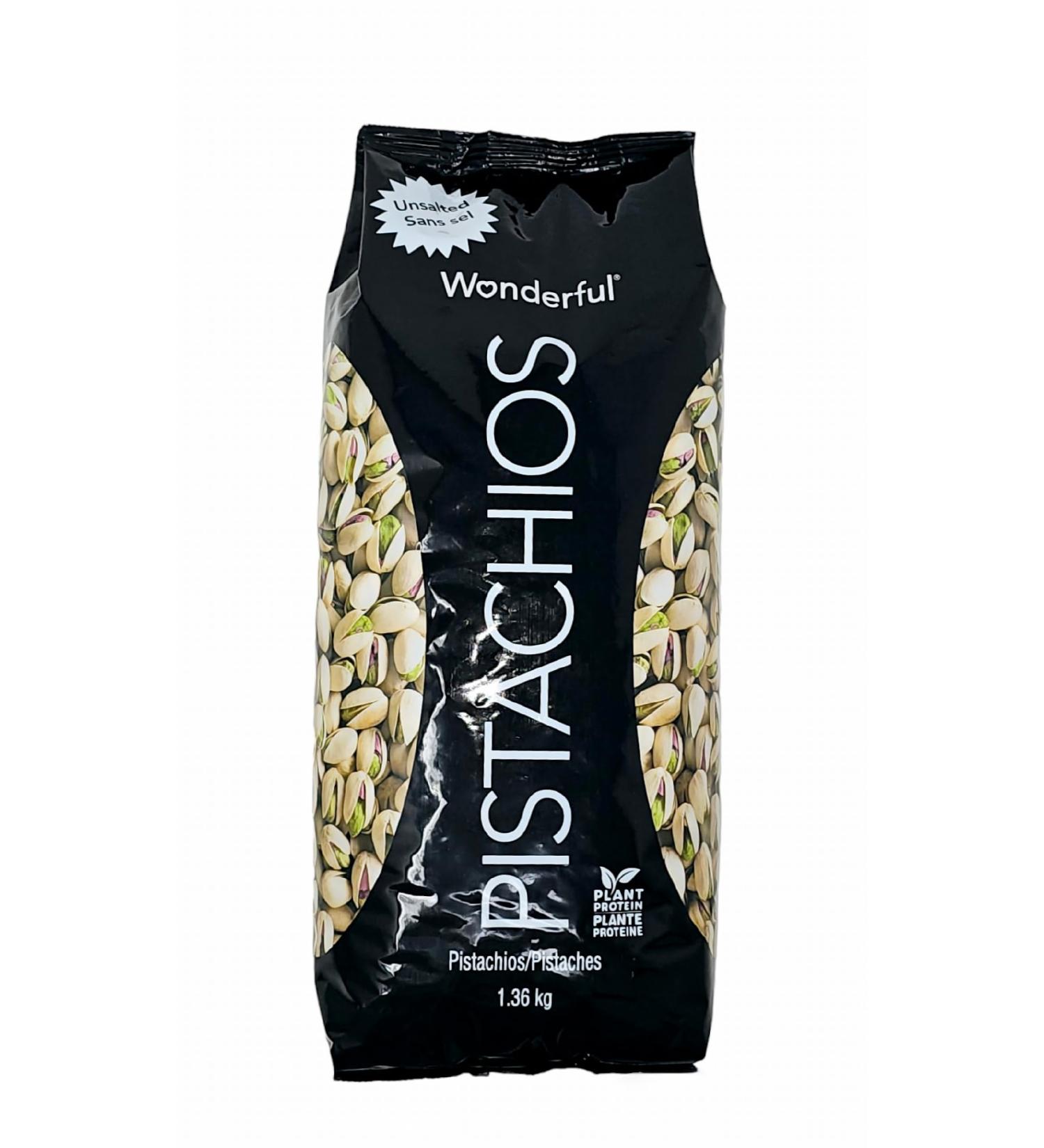 Wonderful Pistachios In Shell No Salt 1.36 kg - Buy Online on GoSupps.com