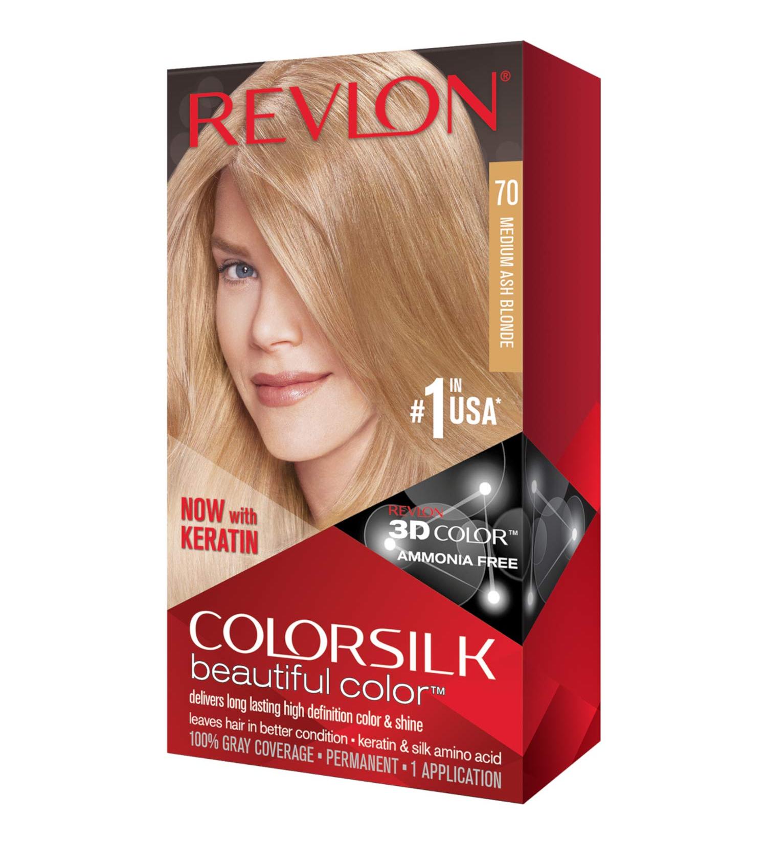 Revlon Colorsilk Medium Ash Blonde Haircolor - 10 Ounces - Buy Online on GoSupps.com