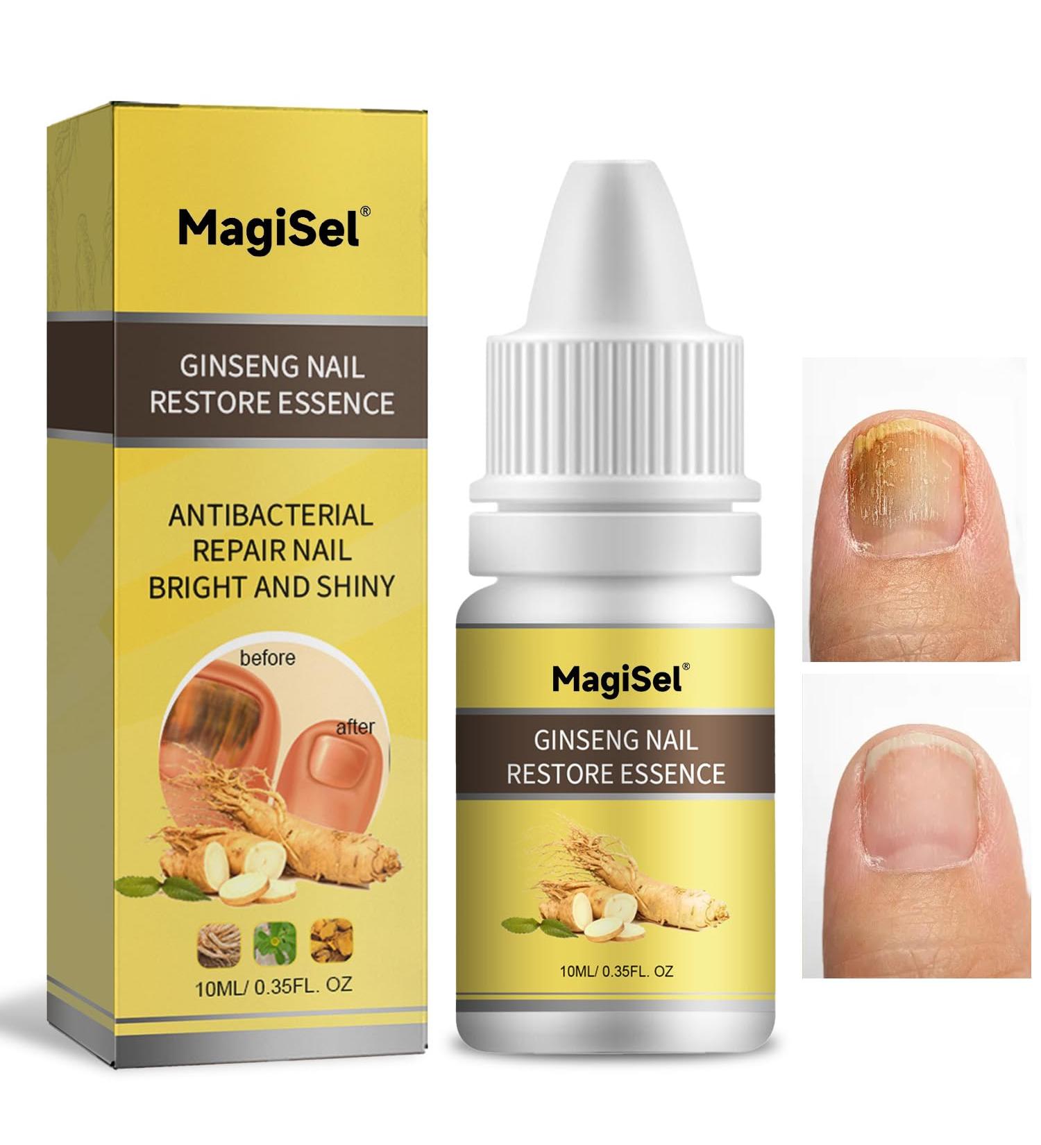  MagiSel Nail strengthening nail strengthening polish nail care oil with ginseng oil repairs and strengthens damaged nails 10 ml - Buy Online on GoSupps.com