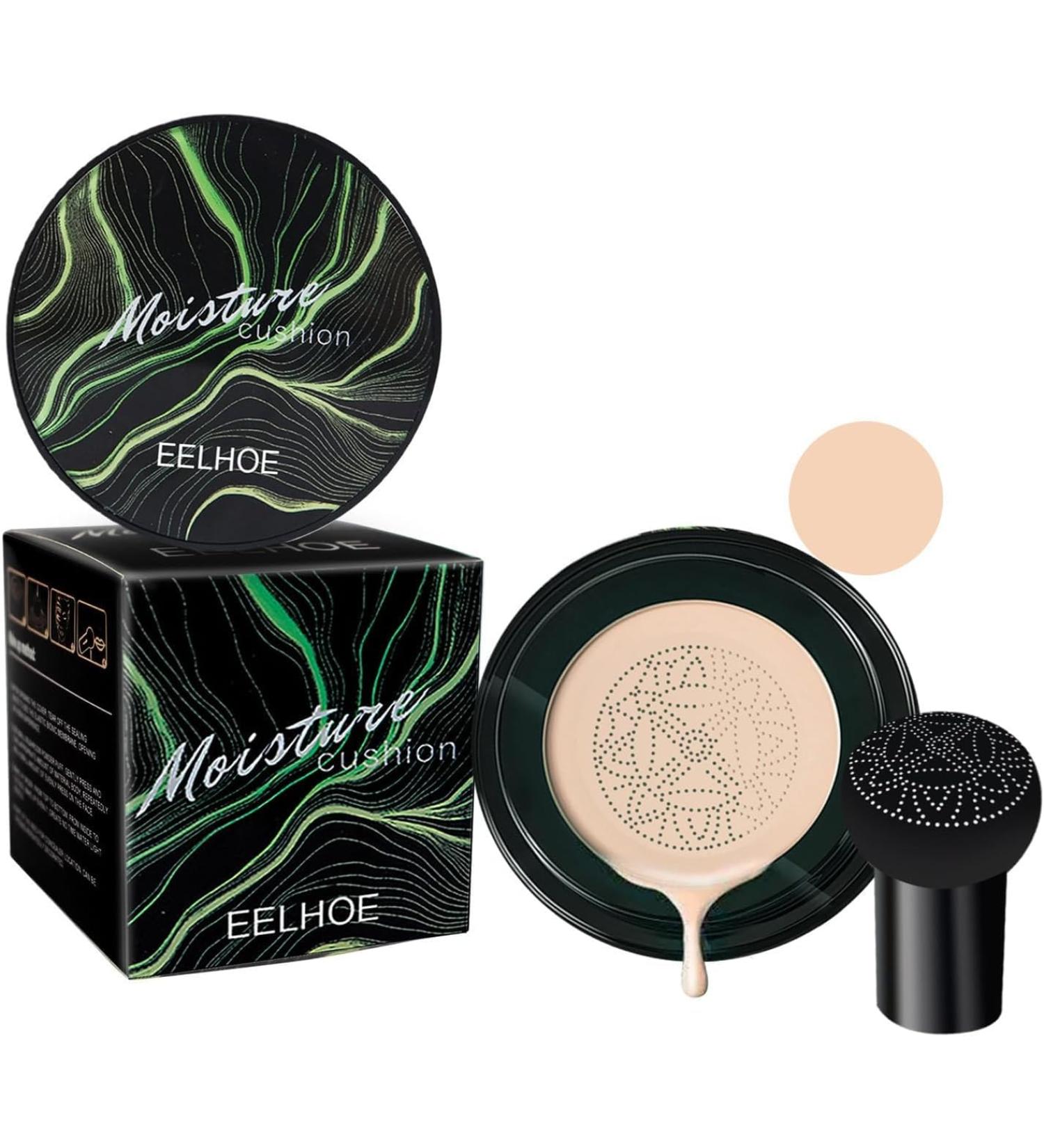 Air Cushion BB Cream Mushroom Head Air Cushion Cover Facial Blemishes Brightening Natural Naked Makeup Foundation dark complexion - Buy Online on GoSupps.com